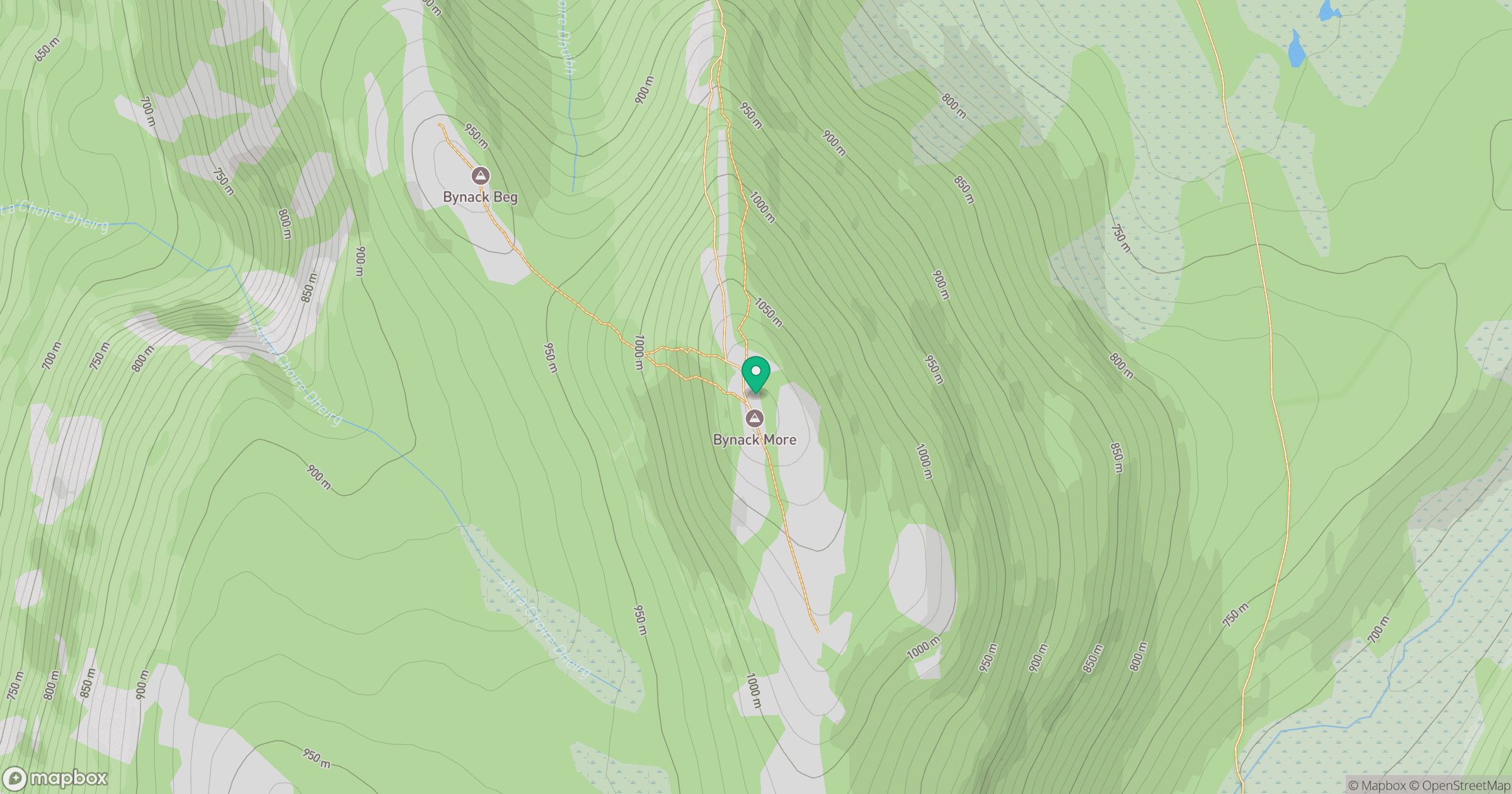 Bynack More location map