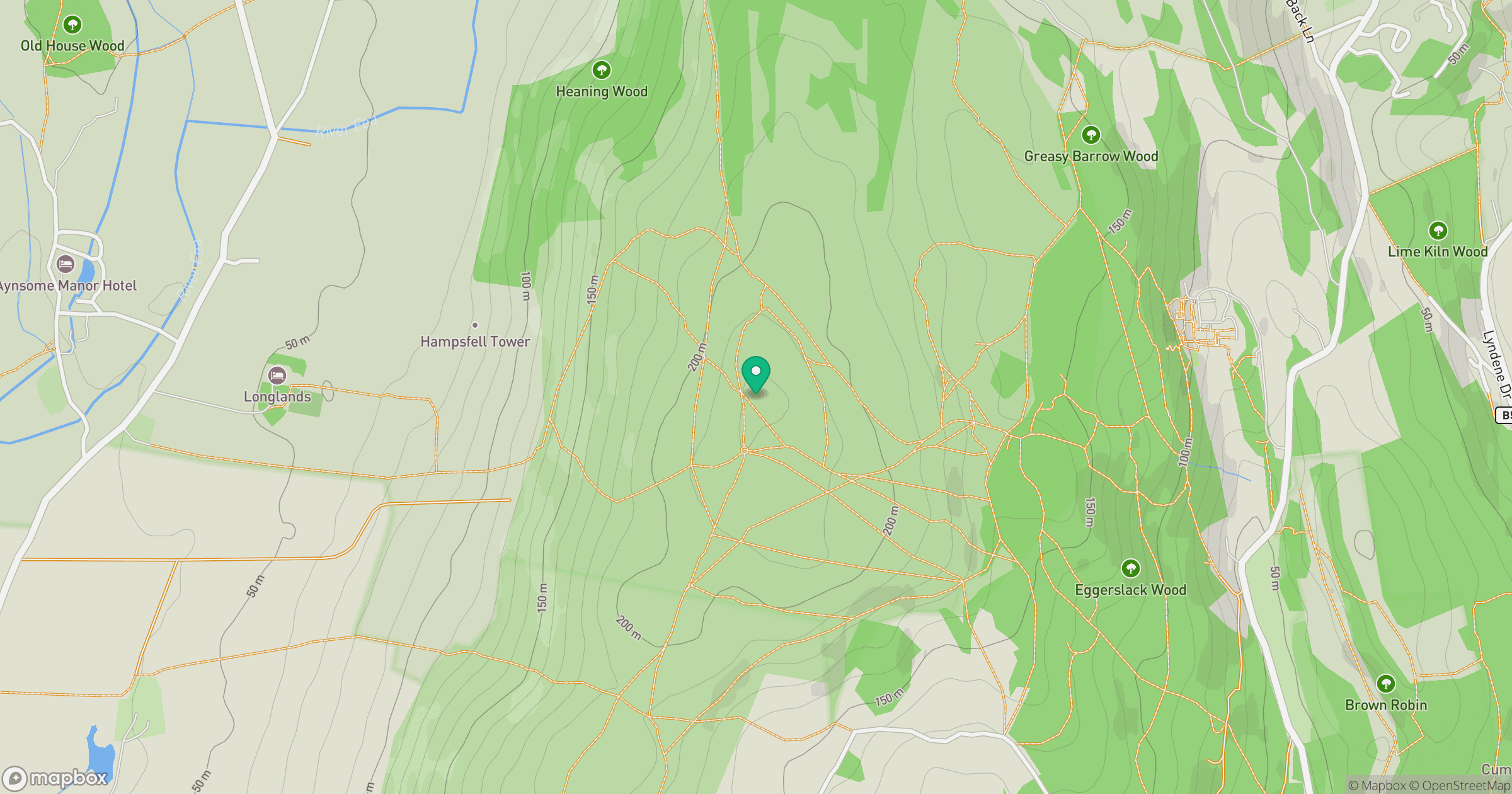 Hampsfell location map