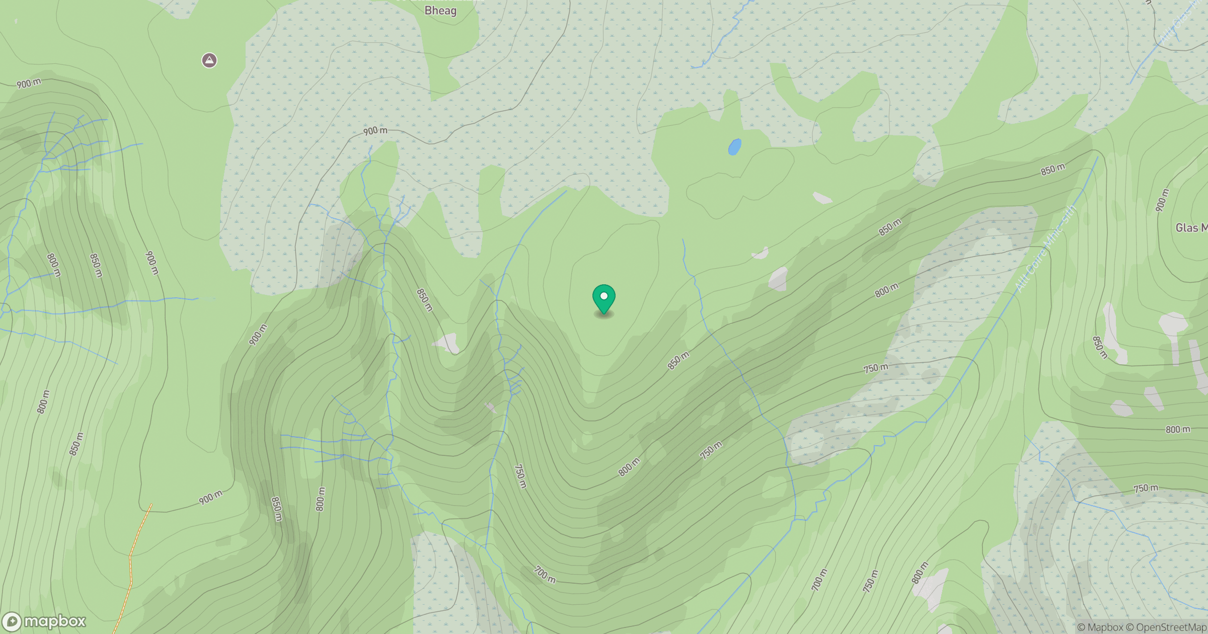 Meall Uaine location map