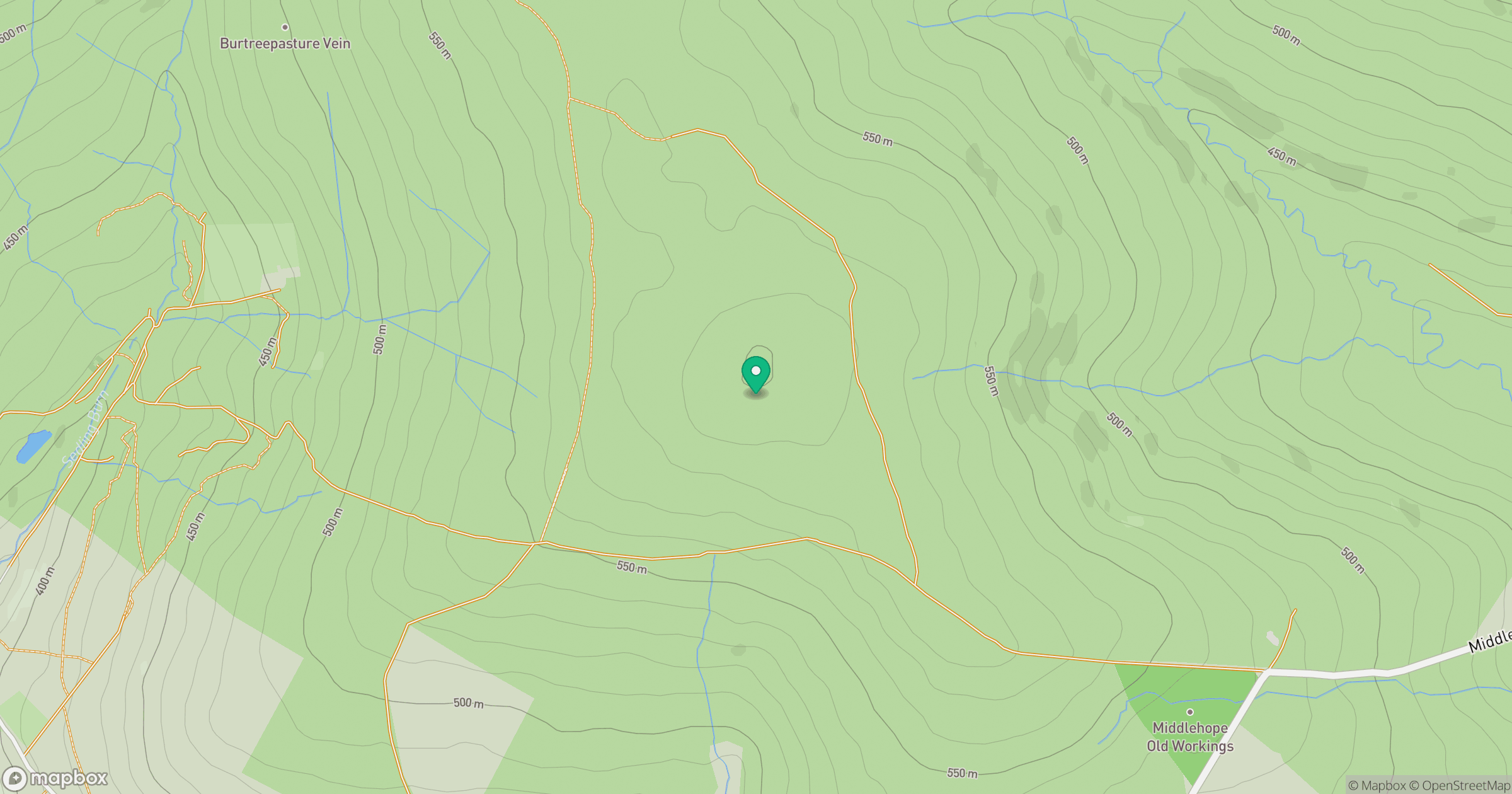 Black Hill location map
