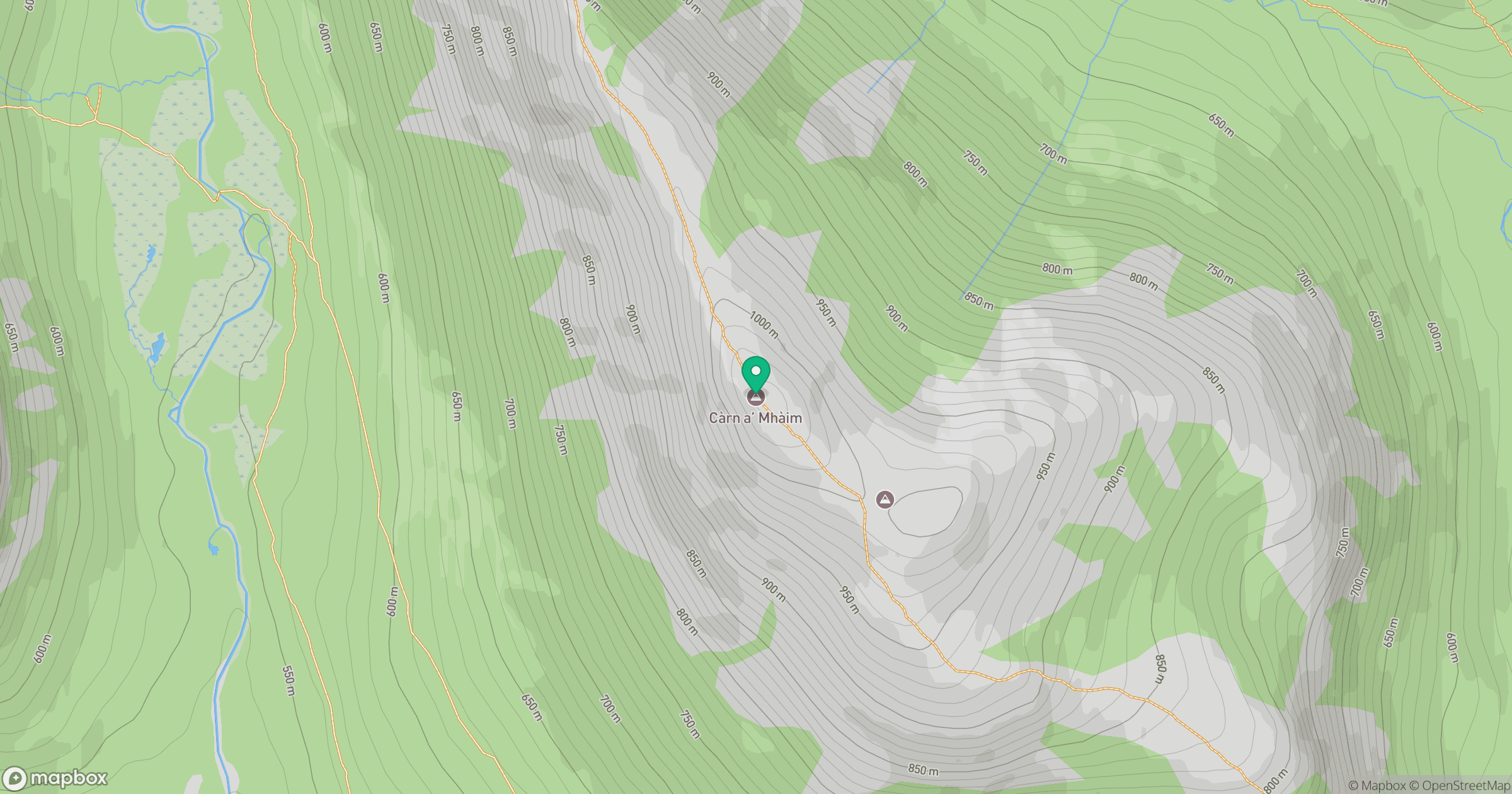 Carn a' Mhaim location map