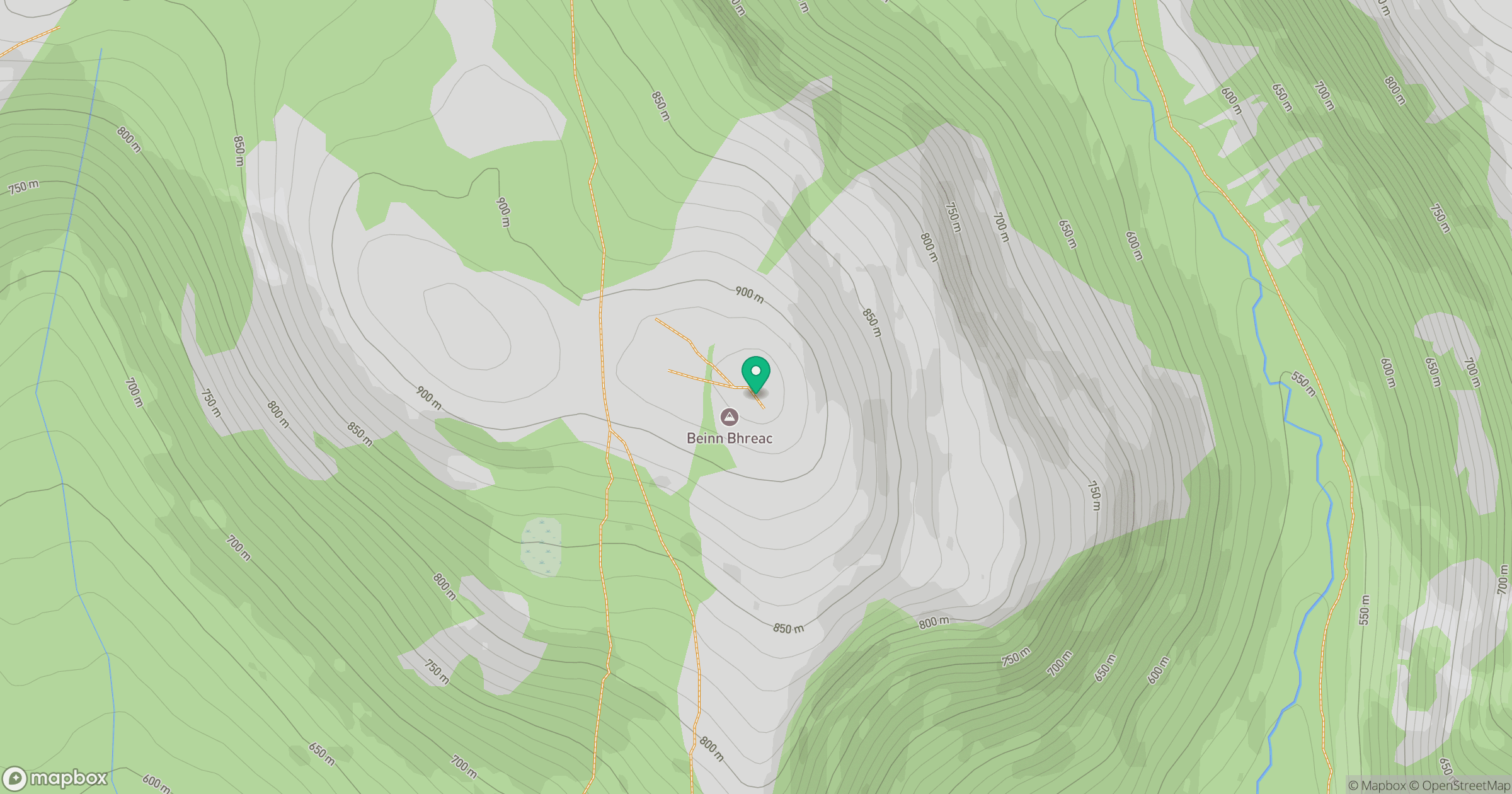 Beinn Bhreac location map