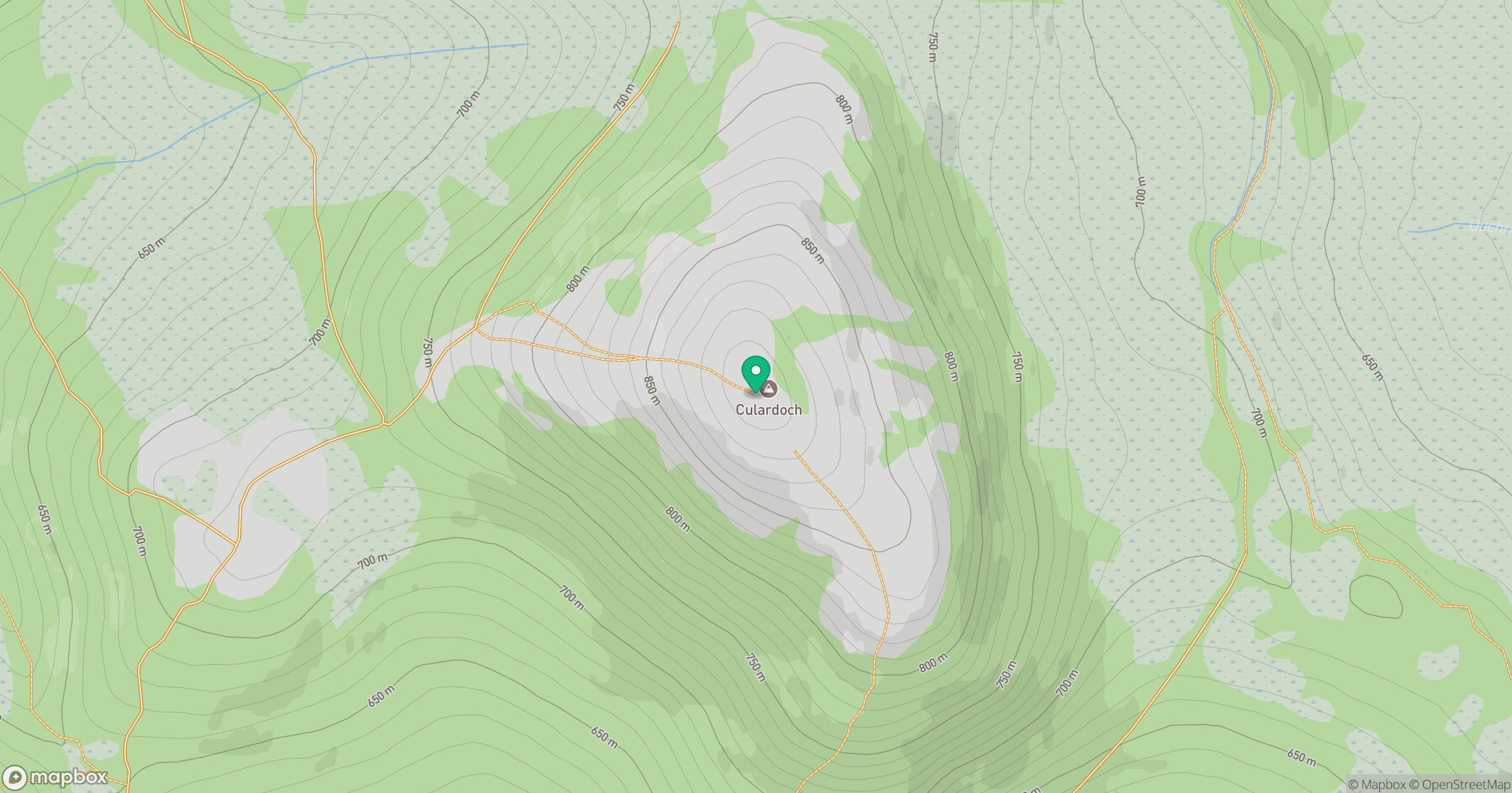 Culardoch location map