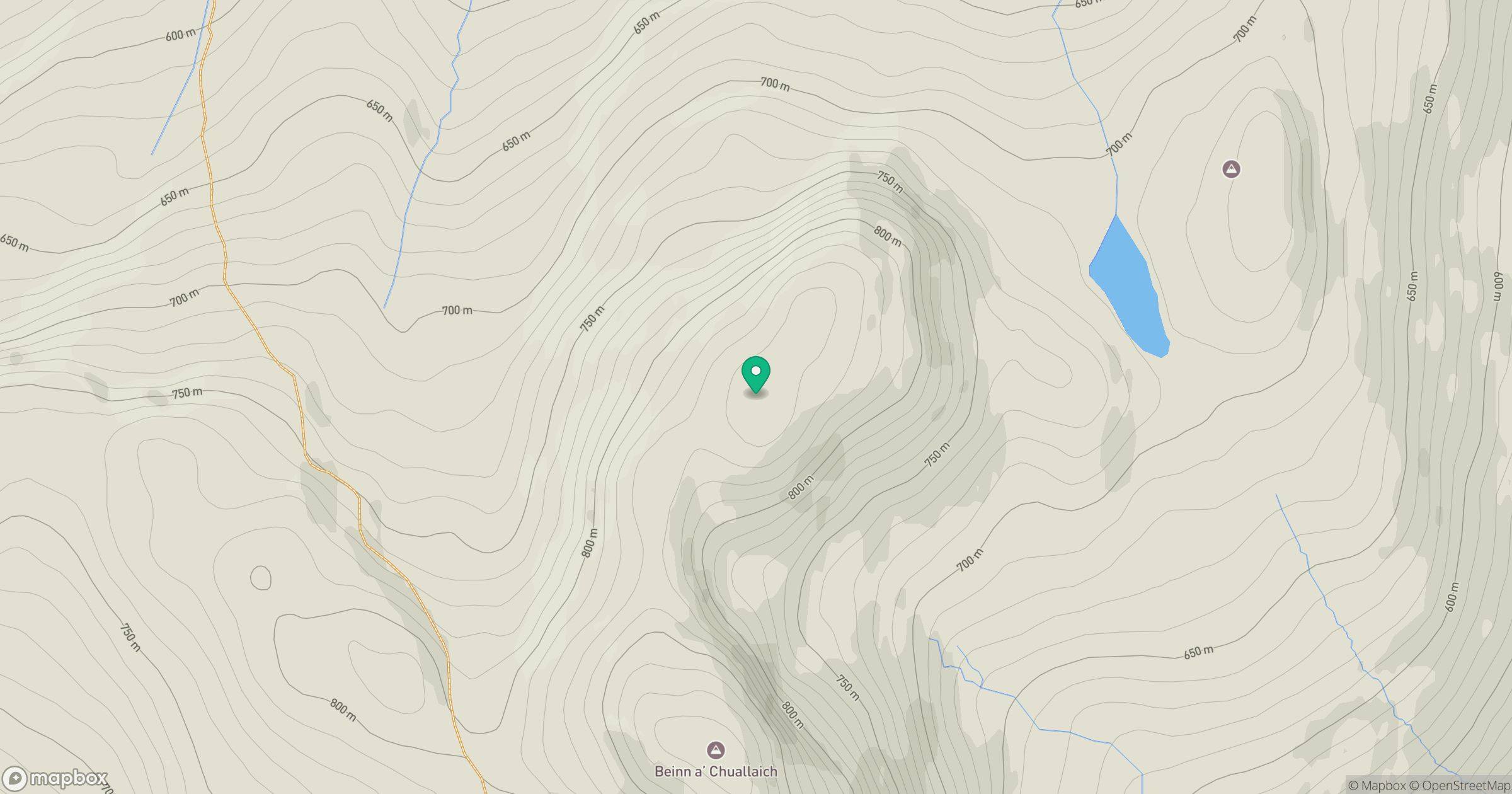 Meall nan Eun location map