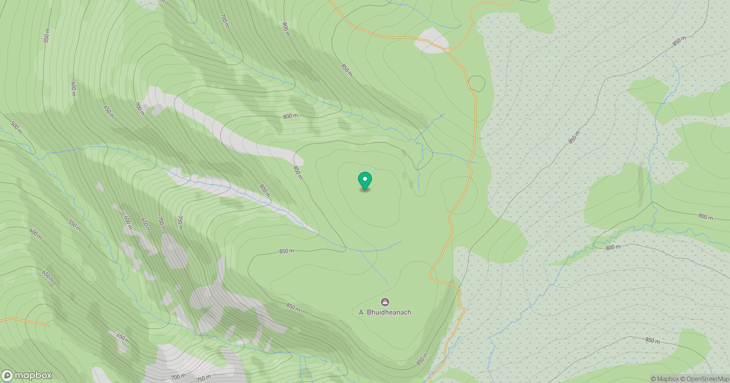 A' Bhuidheanach location map