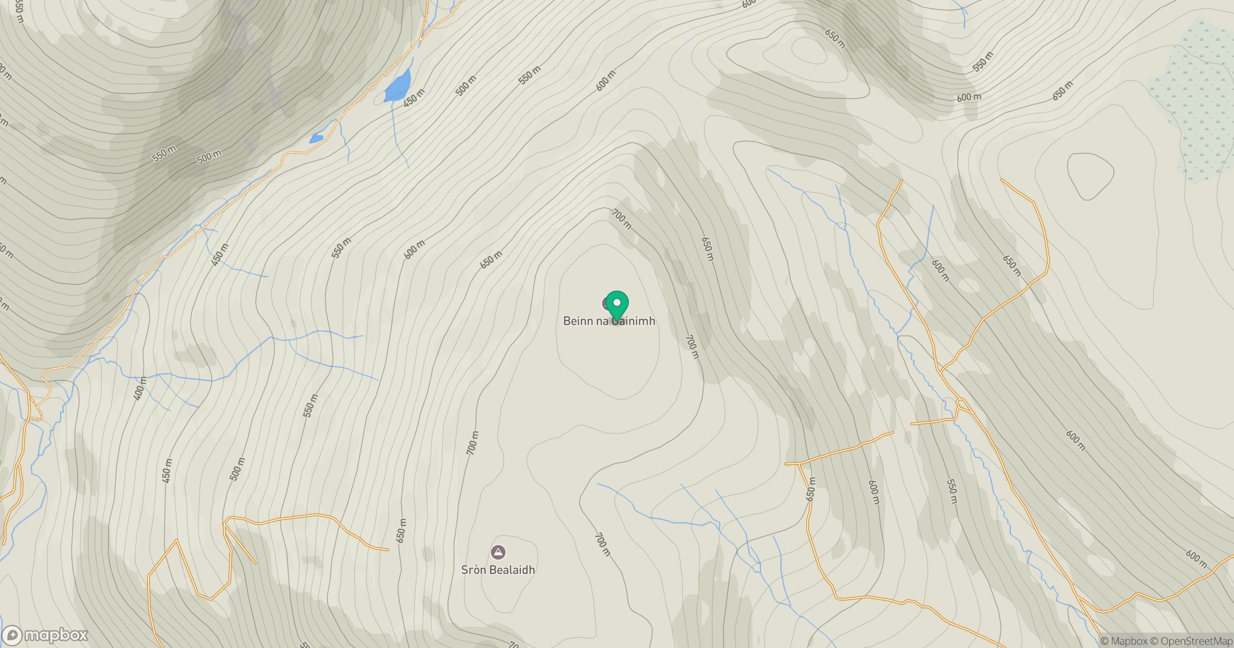 Beinn na Gainimh location map