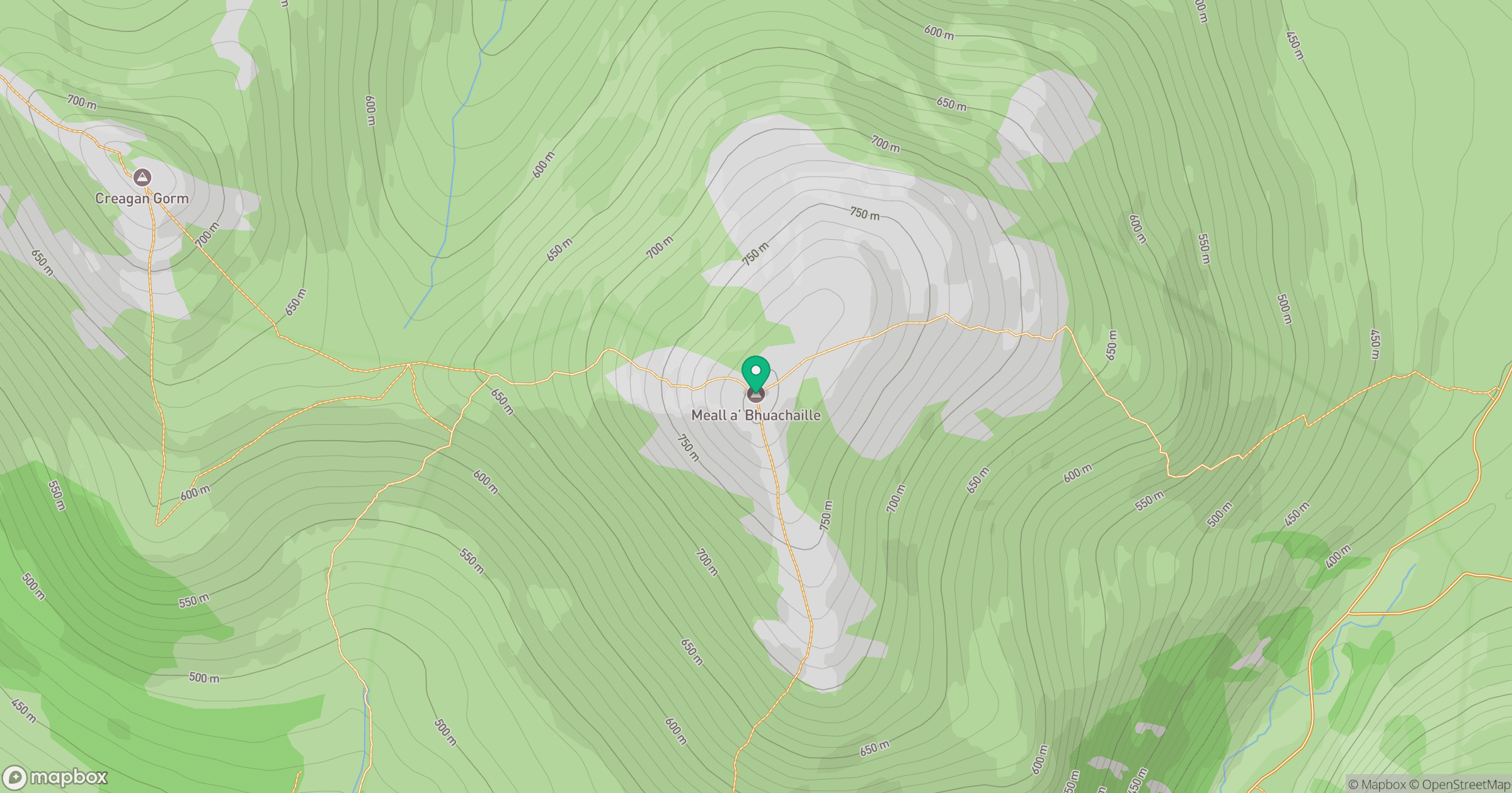 Meall a' Bhuachaille location map