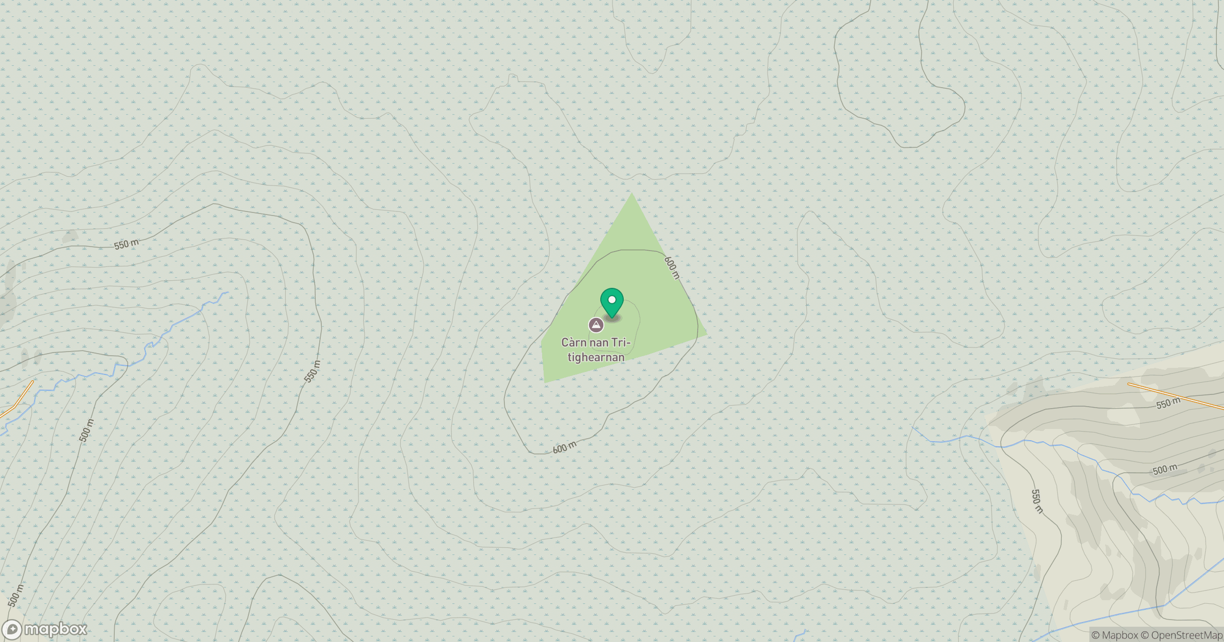 Carn nan Tri-tighearnan location map