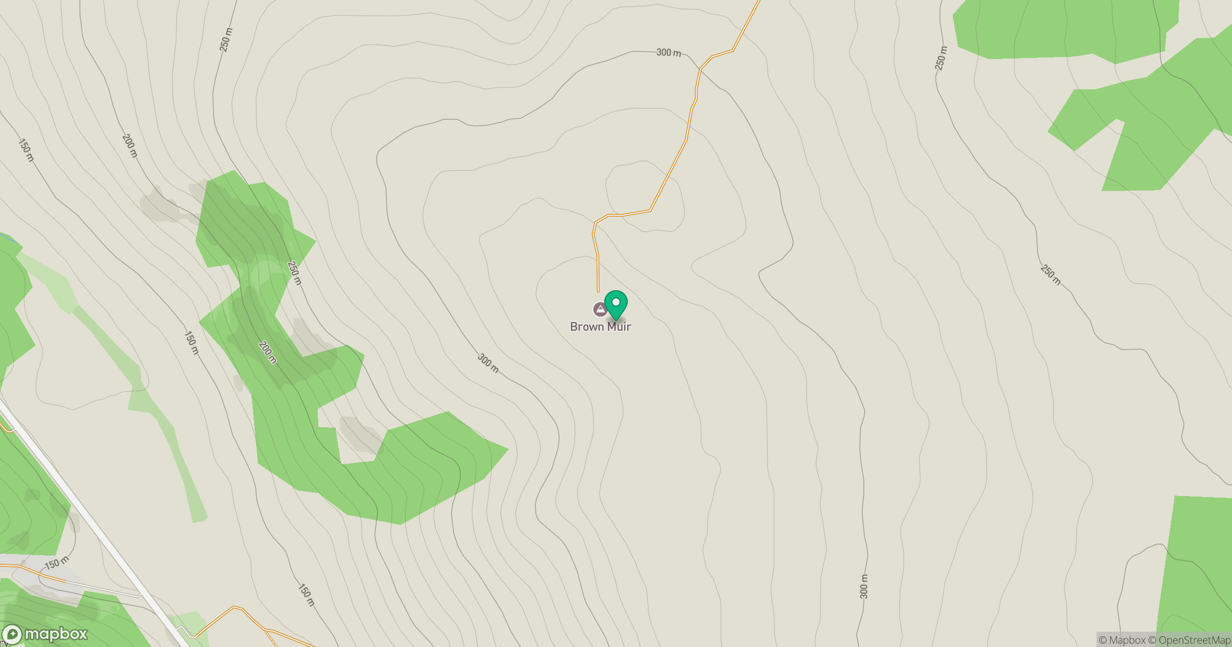 Brown Muir location map