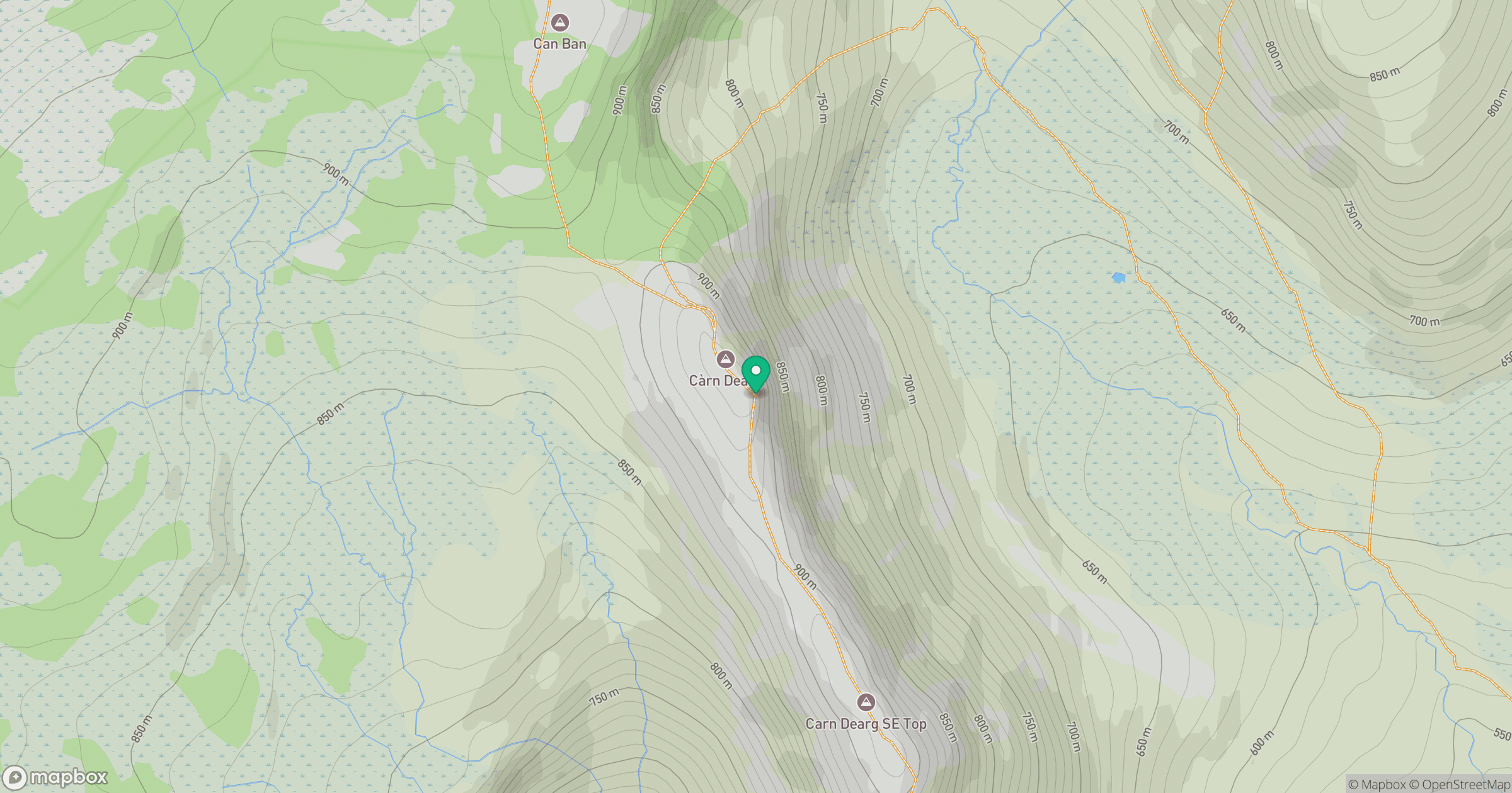 Carn Dearg location map