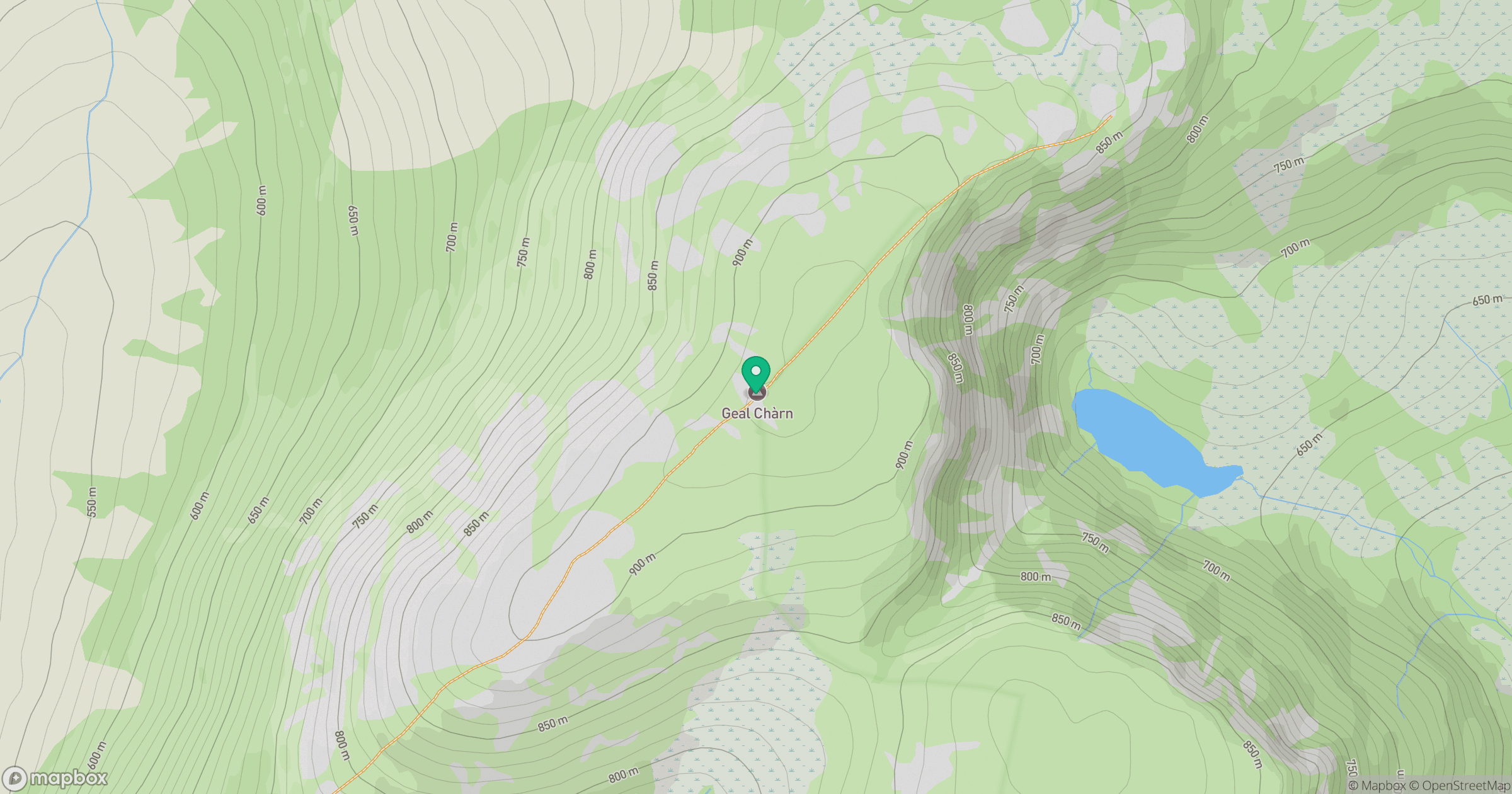 Geal Charn location map
