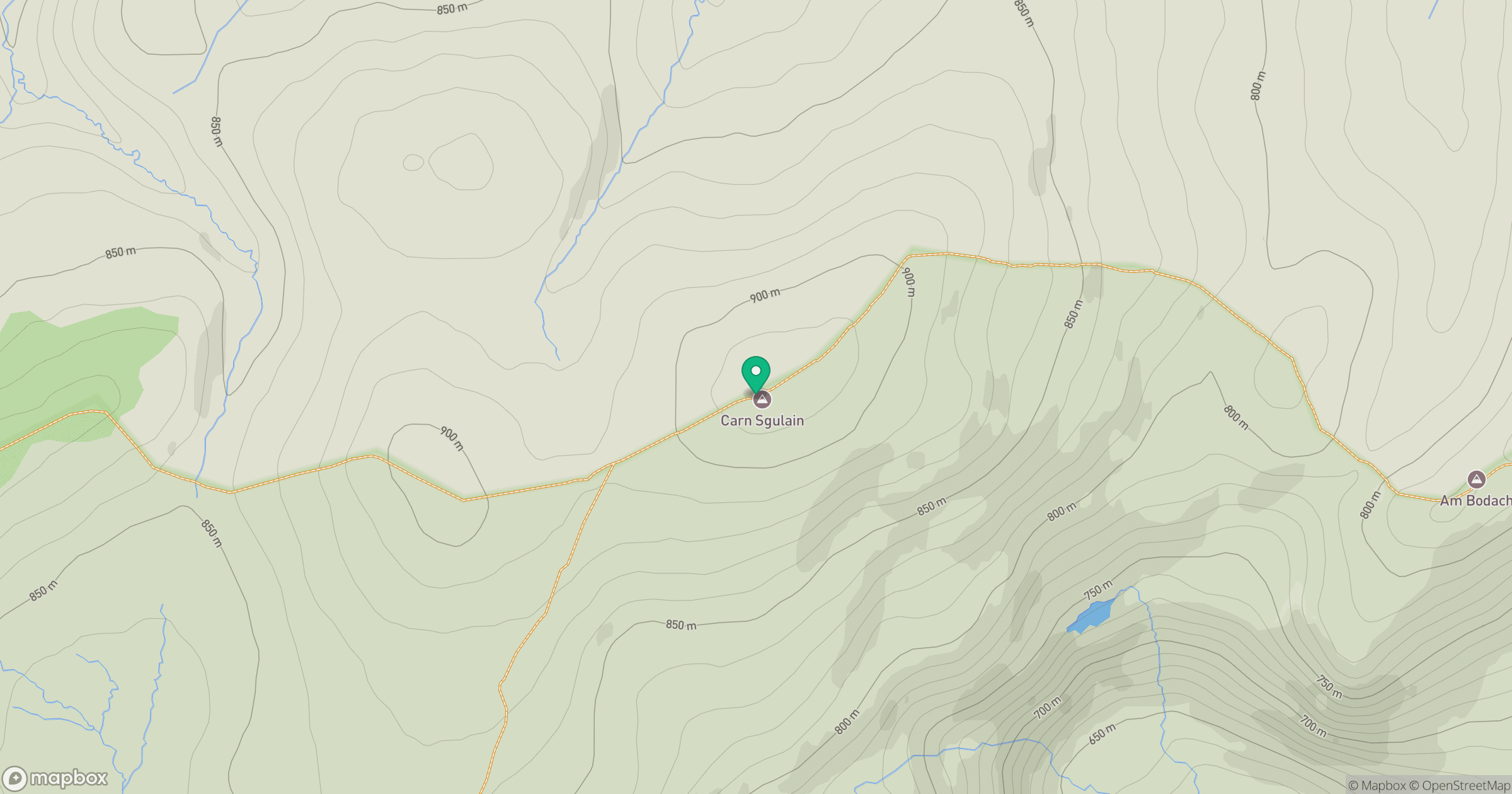 Carn Sgulain location map