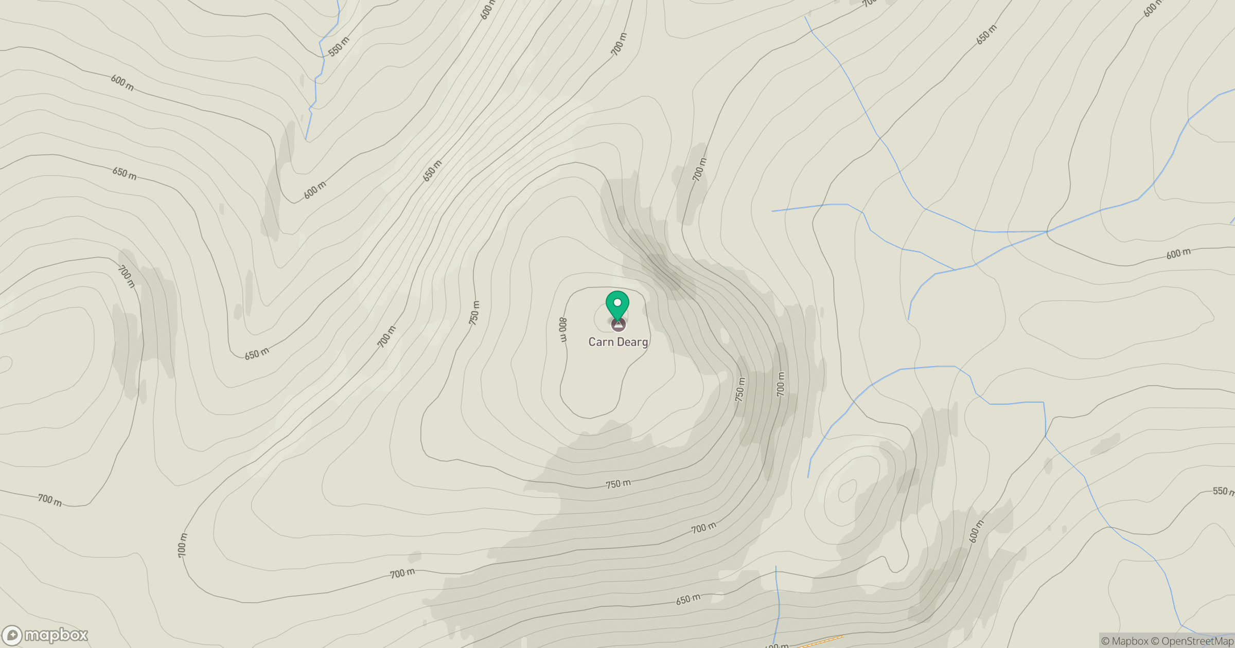 Carn Dearg location map
