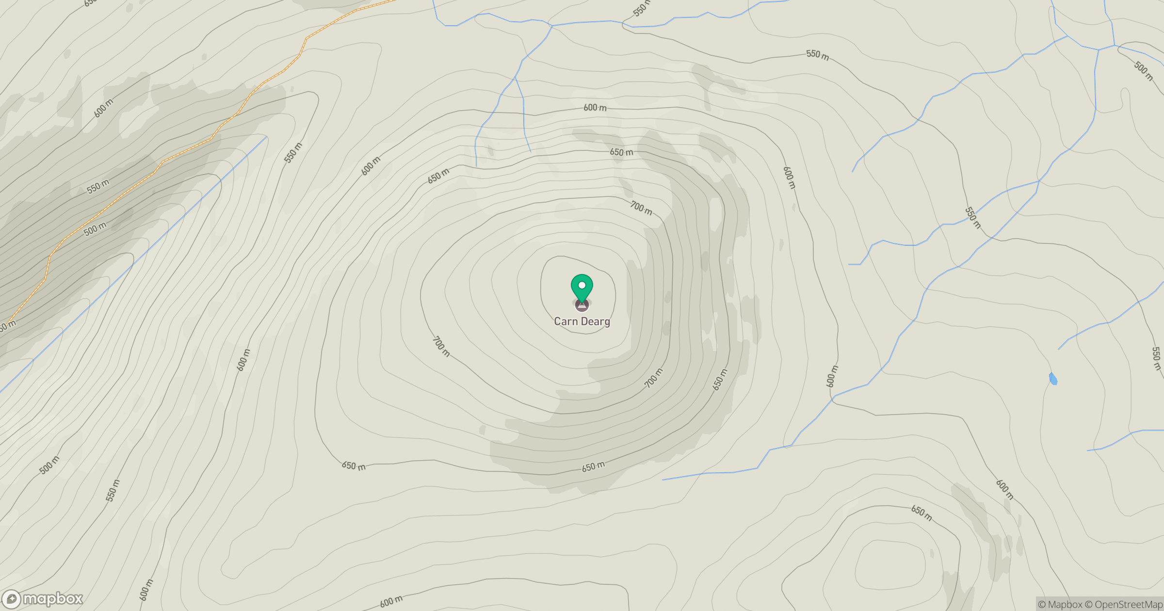 Carn Dearg location map