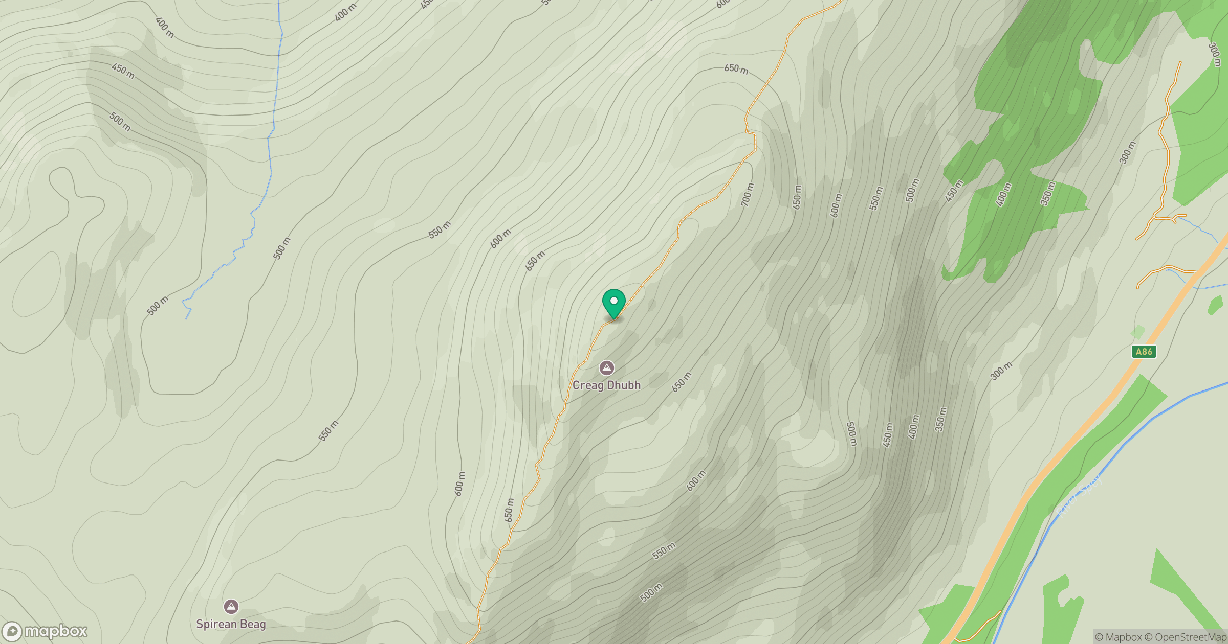 Creag Dhubh location map