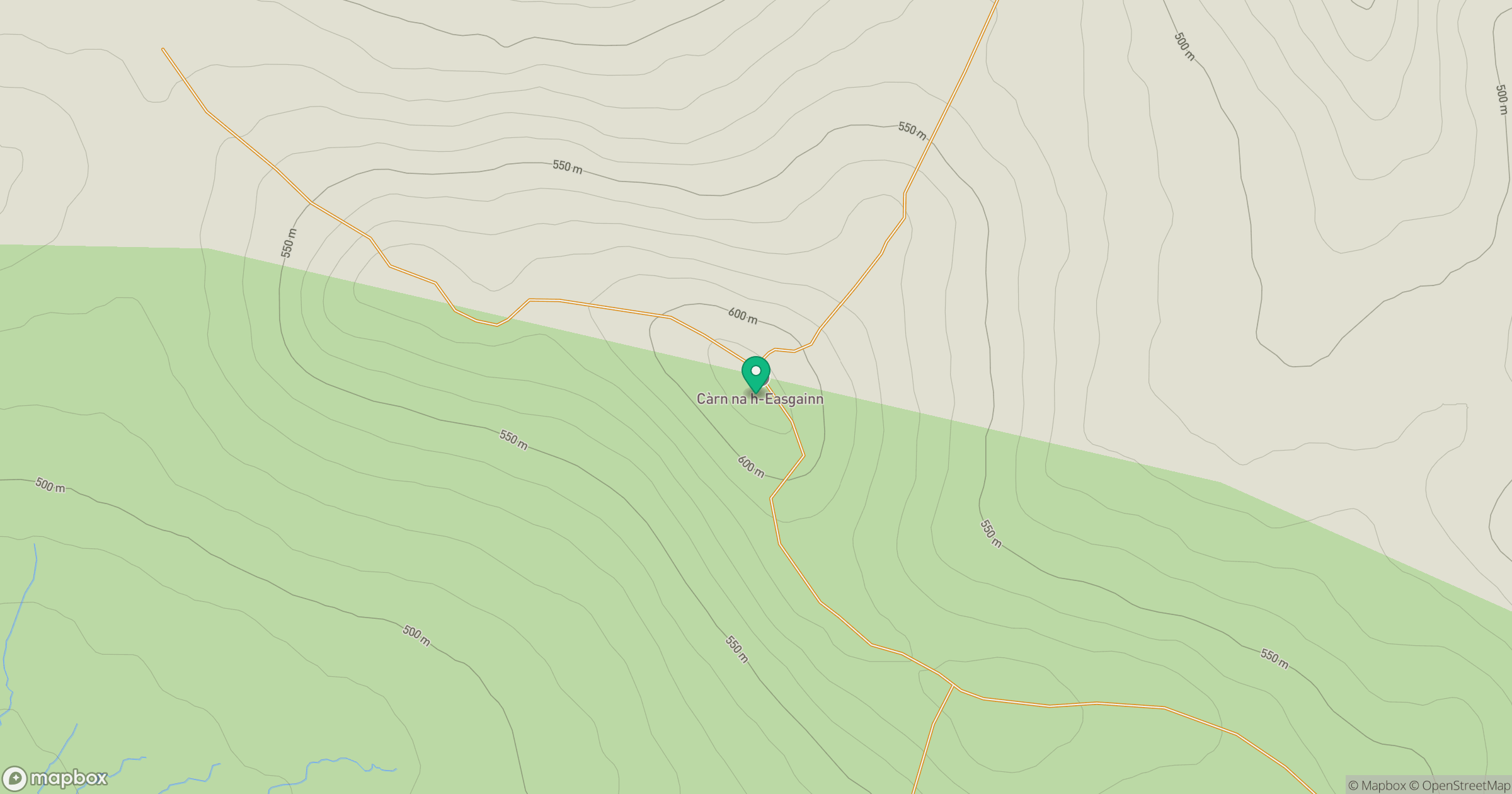 Carn na h-Easgainn location map