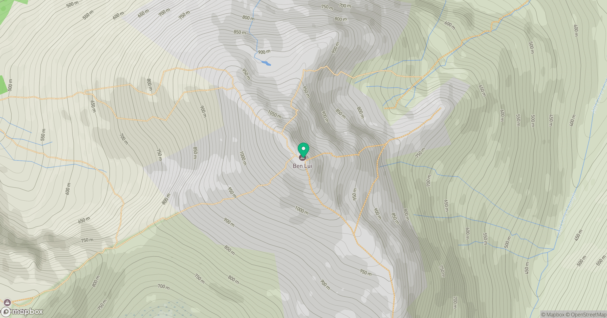 Ben Lui [Beinn Laoigh] location map