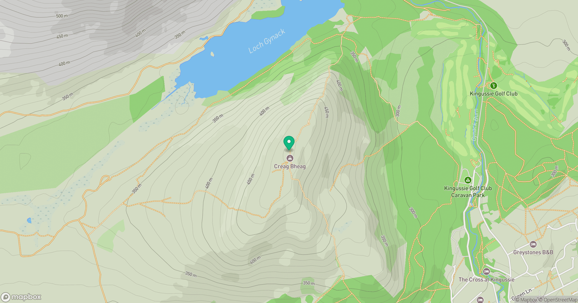 Creag Bheag location map