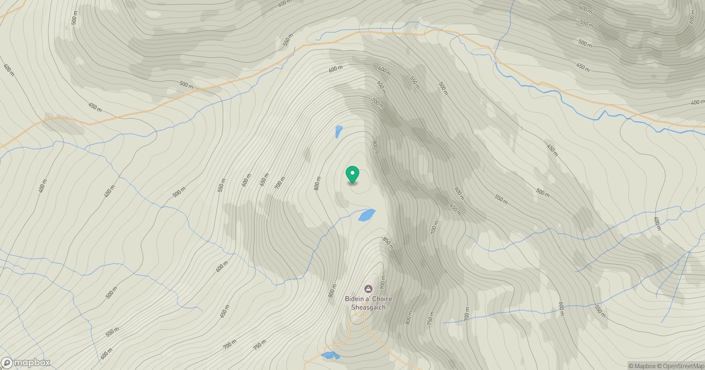 Bidein a' Choire Sheasgaich North Top location map