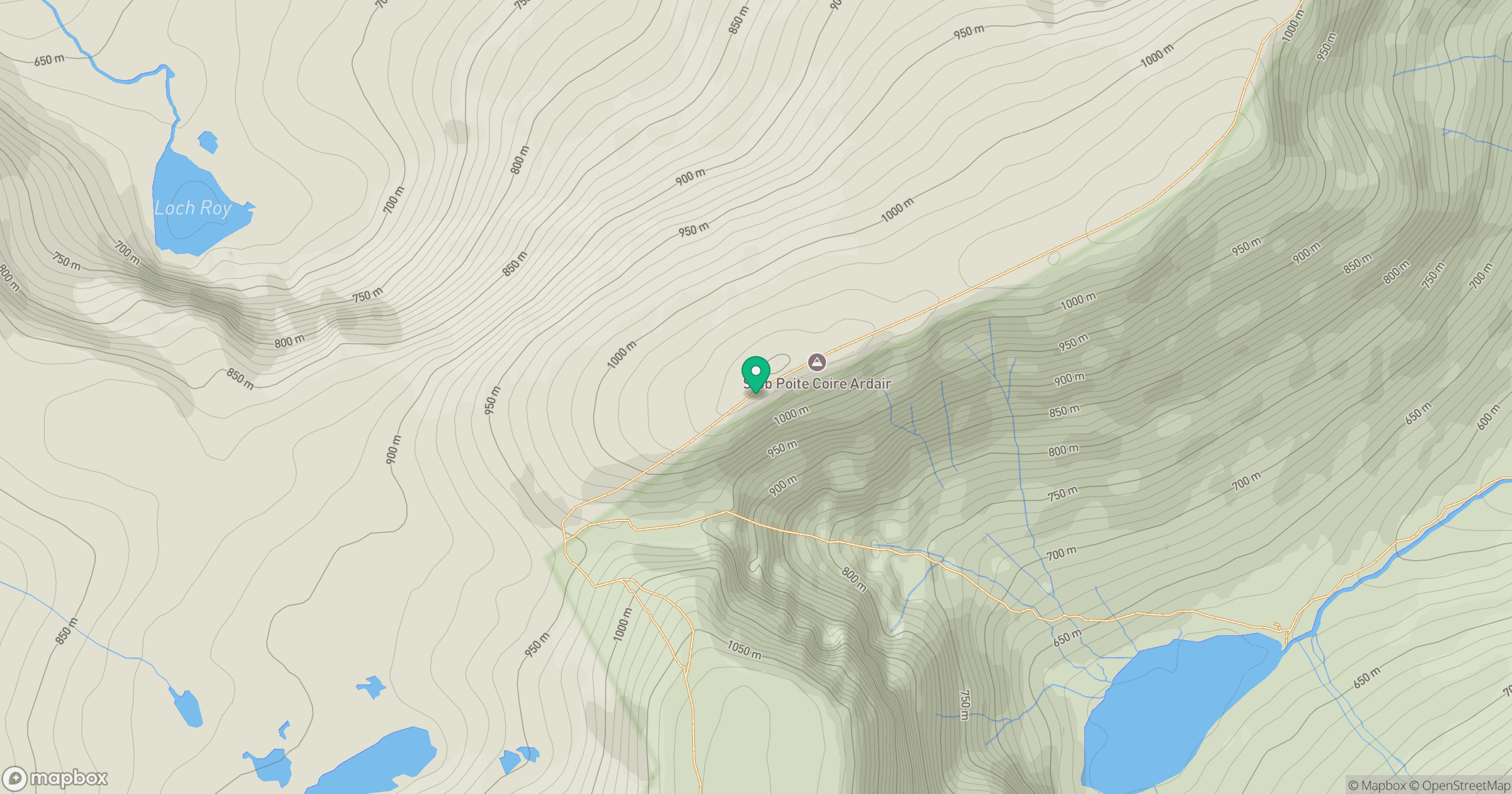 Stob Poite Coire Ardair location map