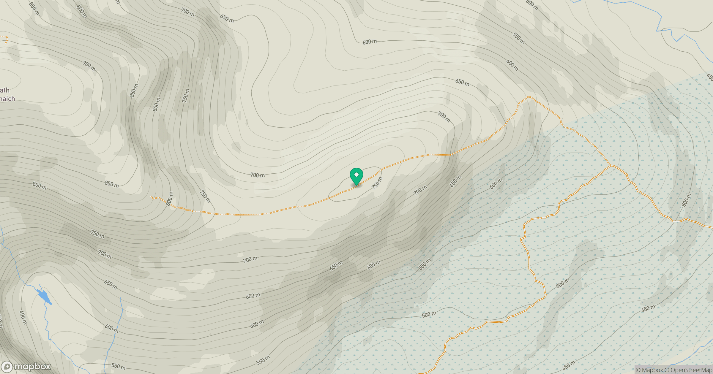 Creag Dhubh Fannaich location map