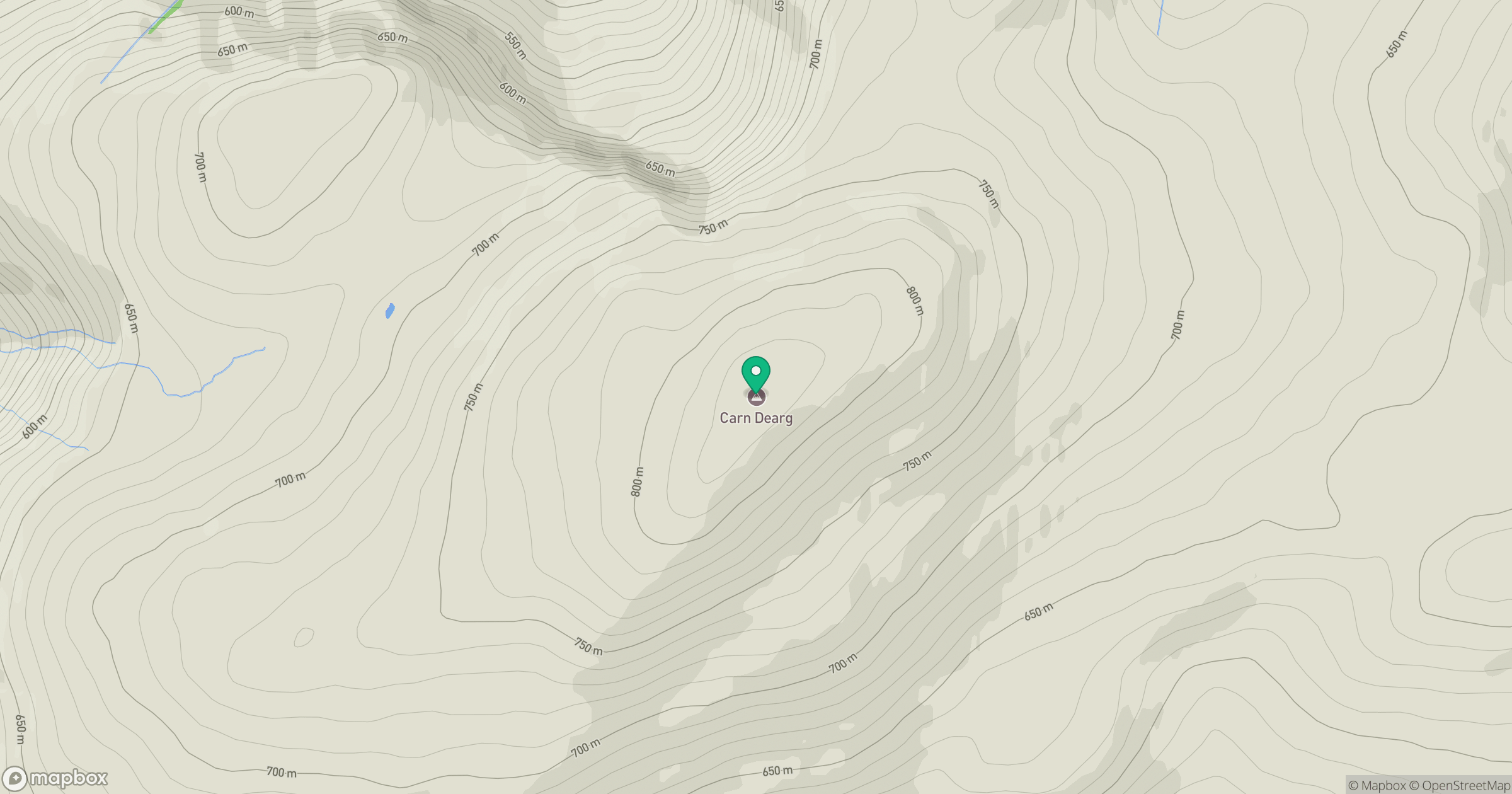 Carn Dearg location map
