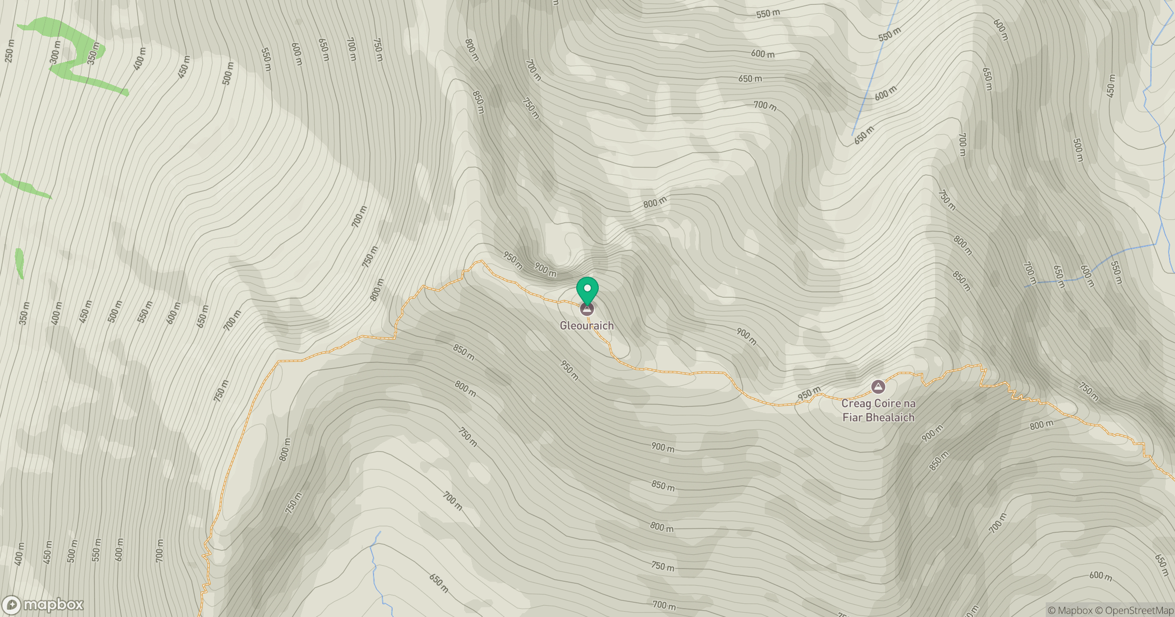 Gleouraich location map