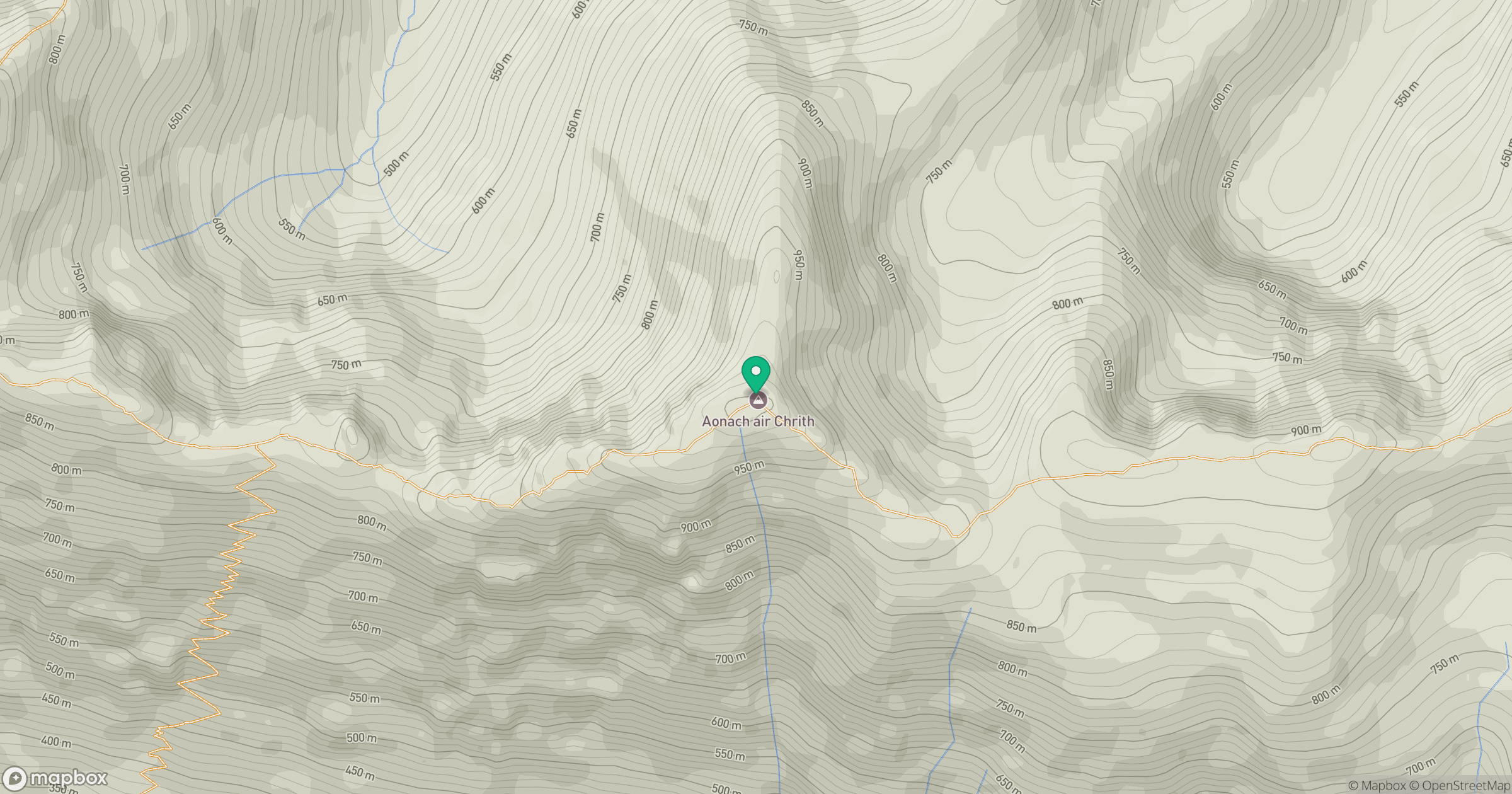 Aonach air Chrith location map
