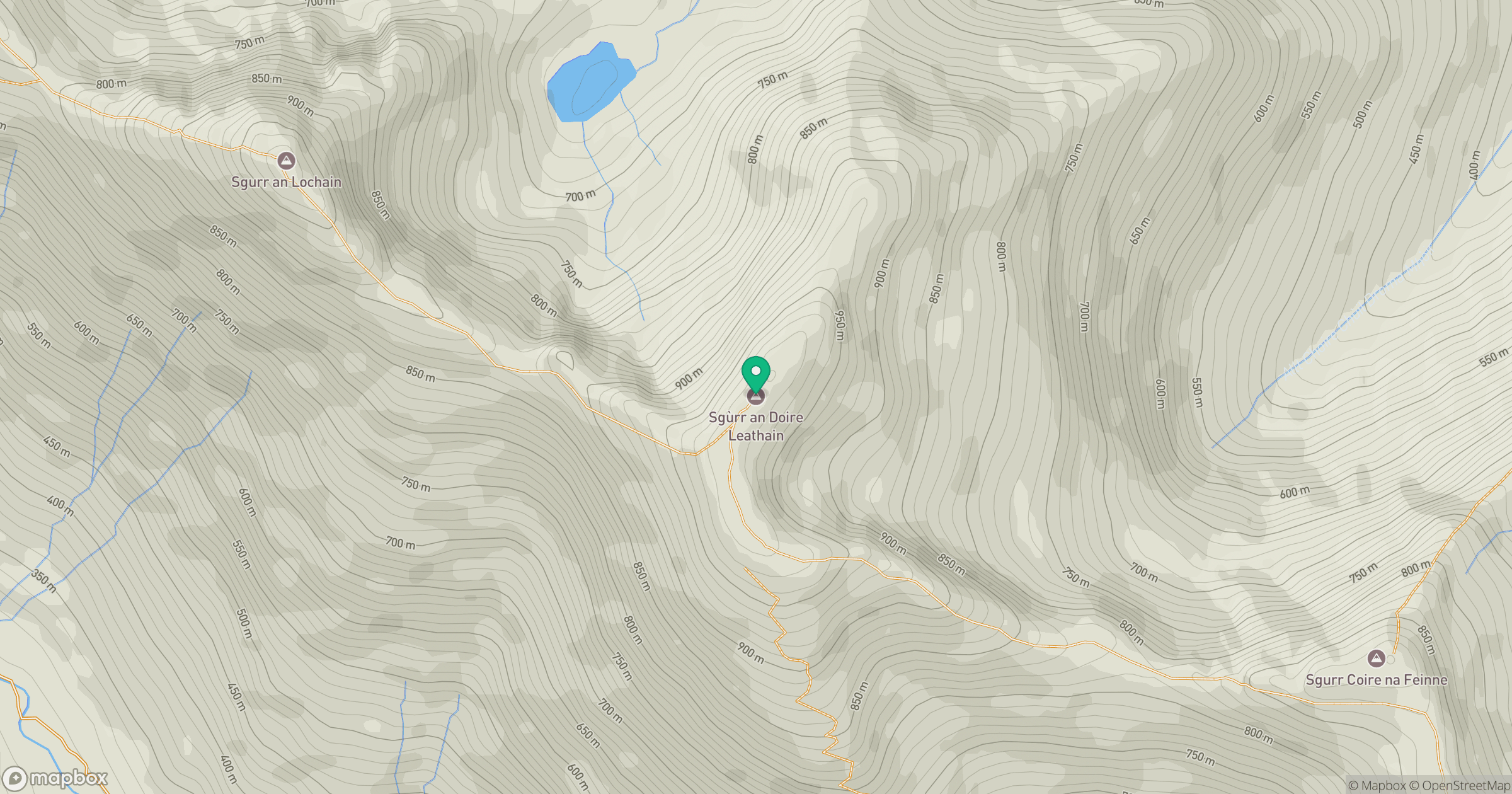 Sgurr an Doire Leathain location map