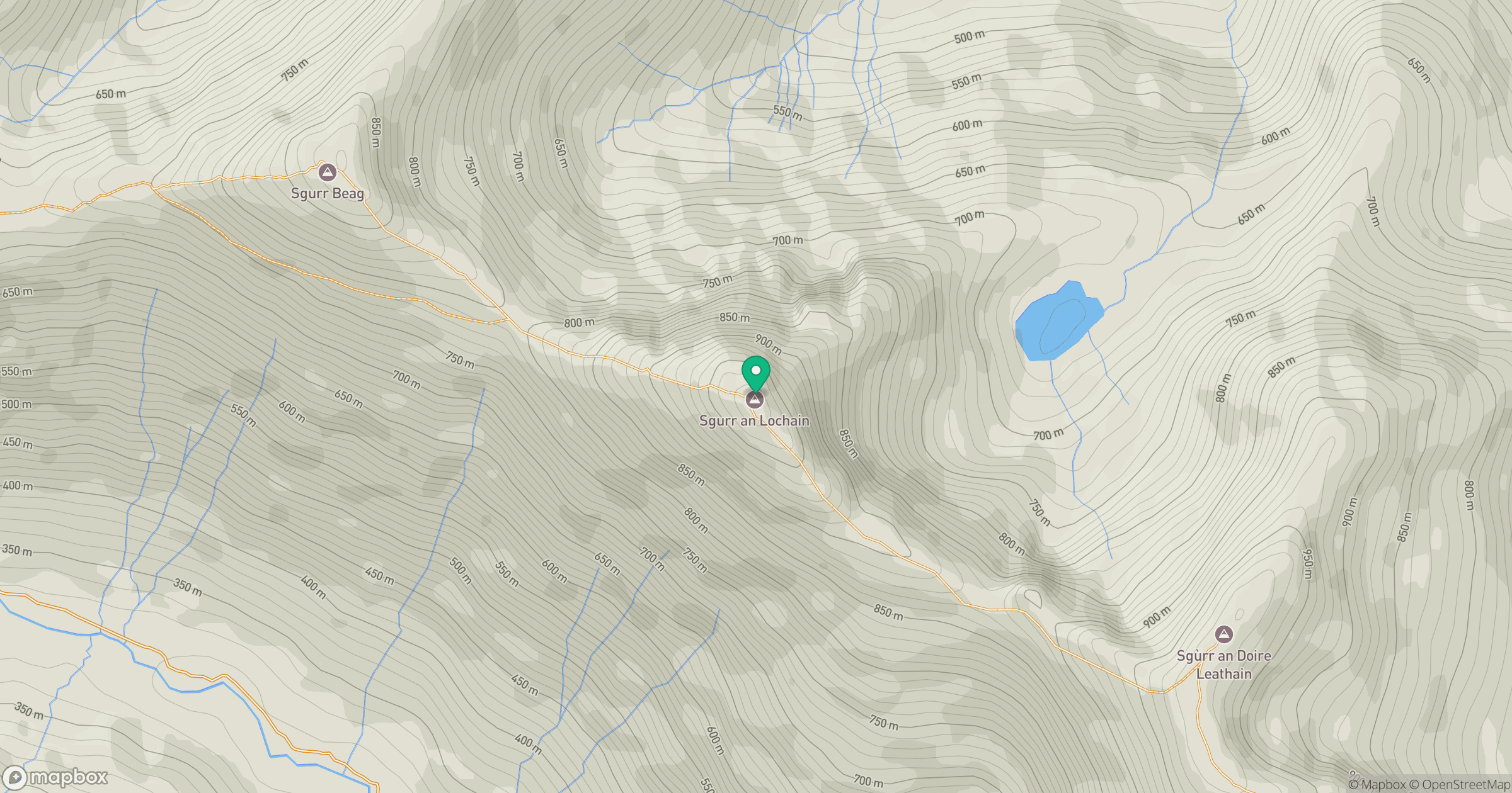 Sgurr an Lochain location map