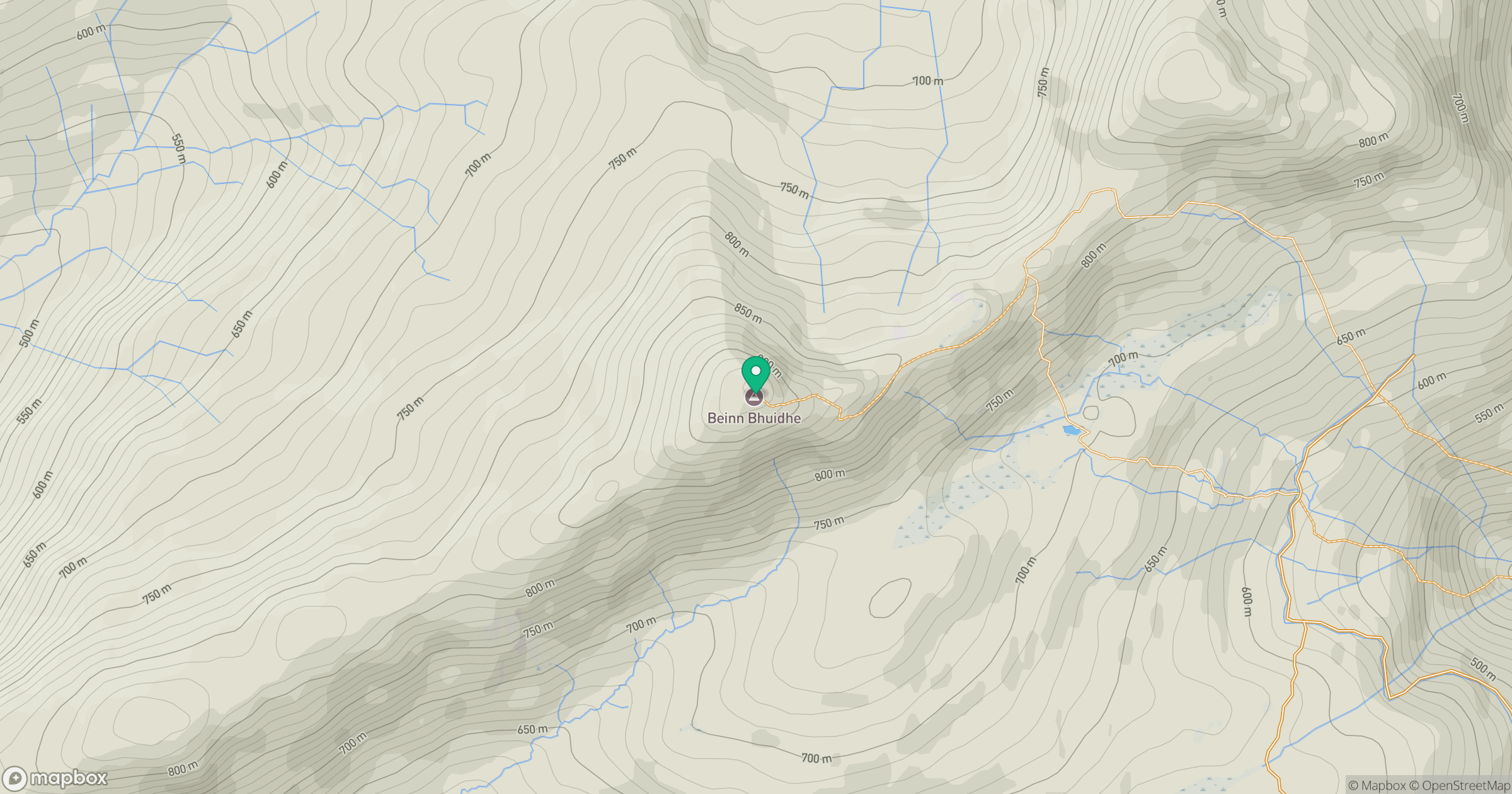 Beinn Bhuidhe location map