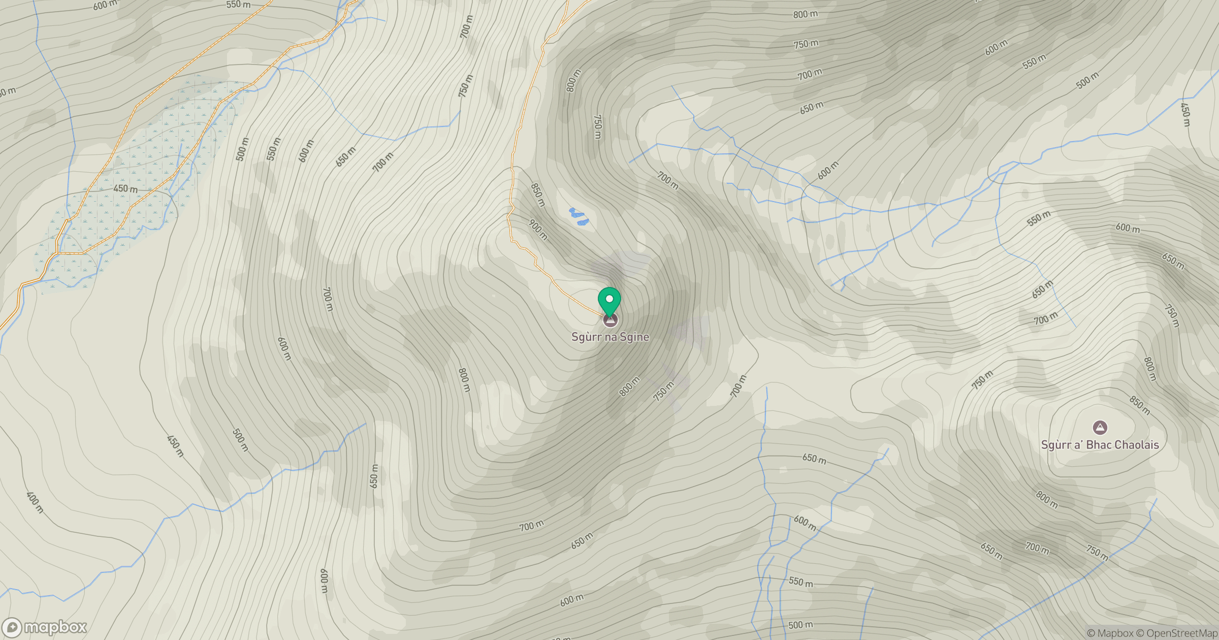 Sgurr na Sgine location map