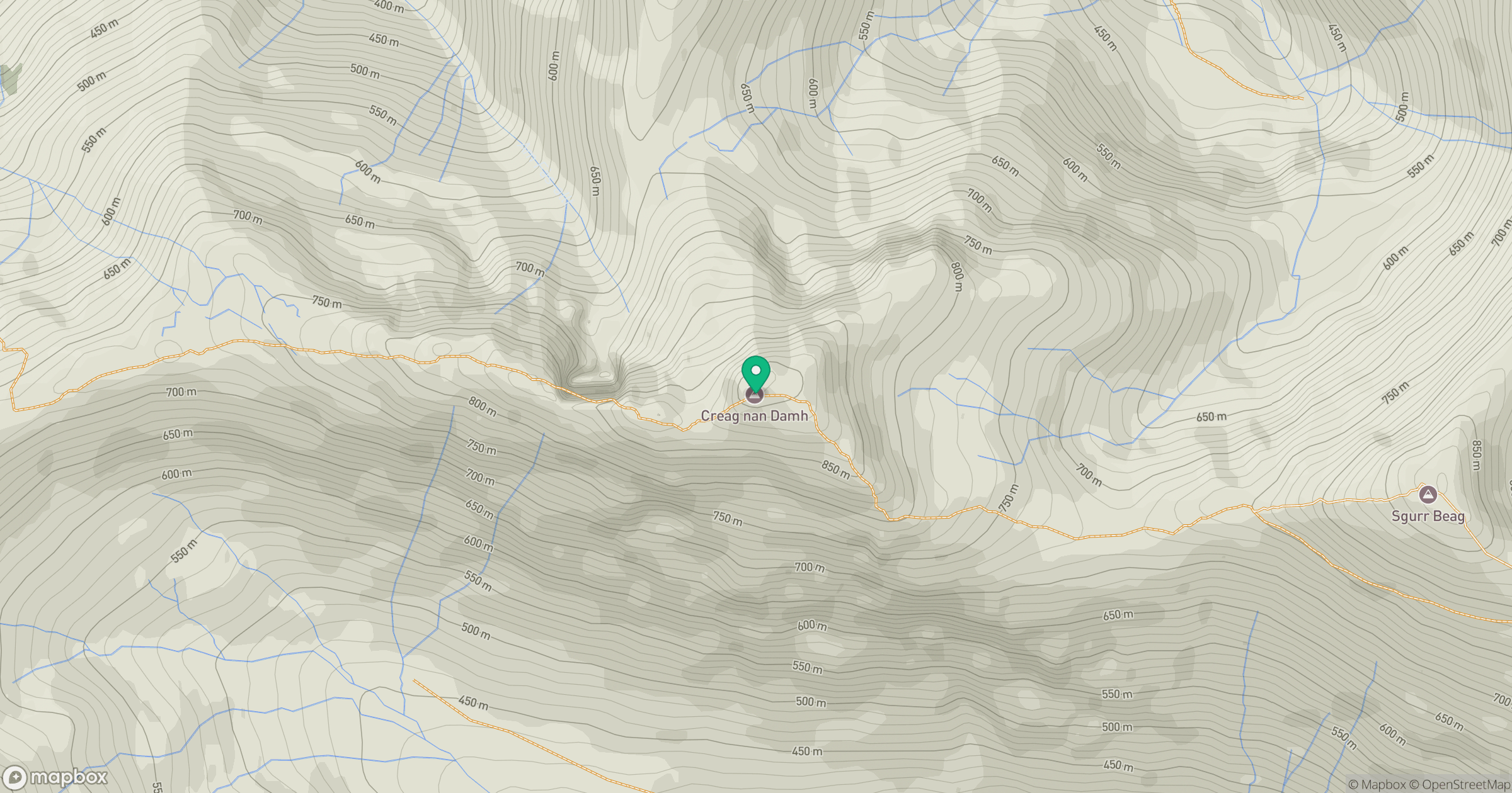 Creag nan Damh location map