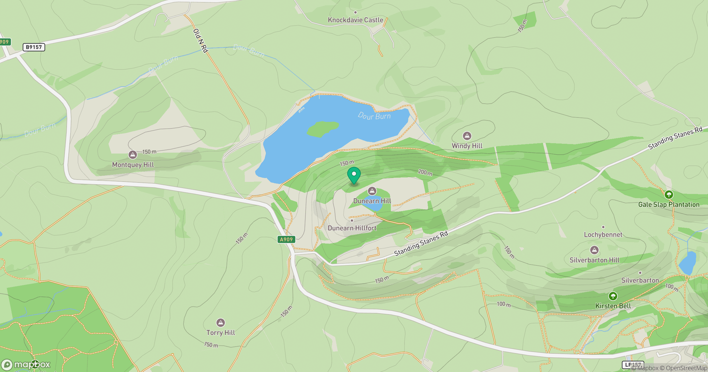 Dunearn Hill location map