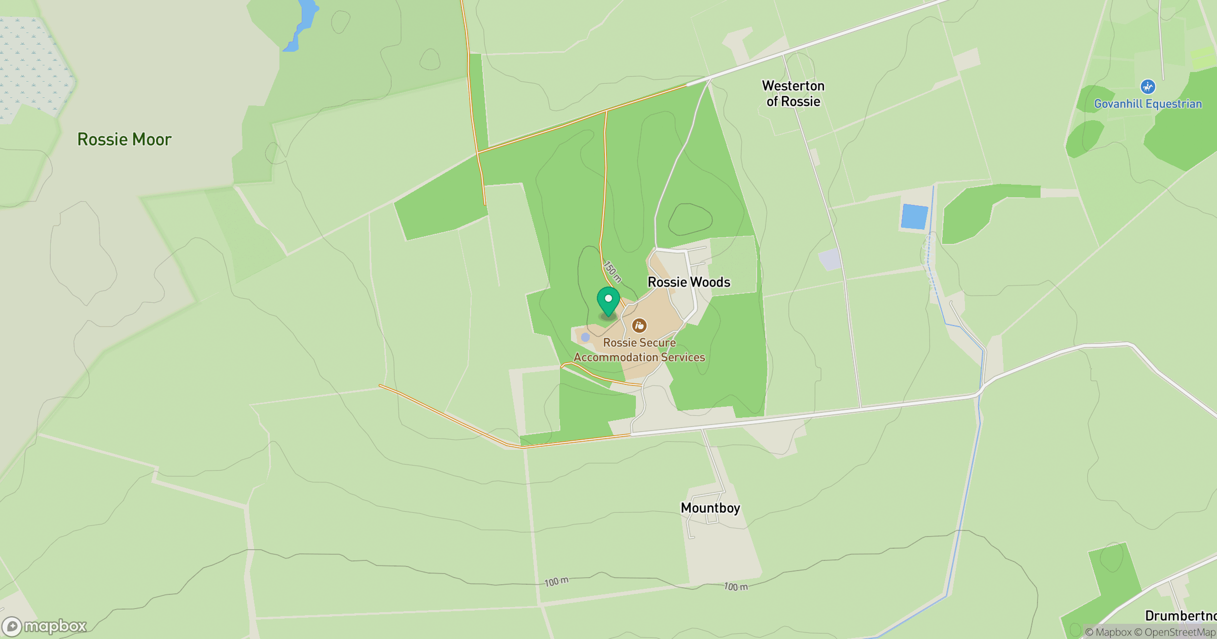 Ginshot Hill [King's Seat] location map
