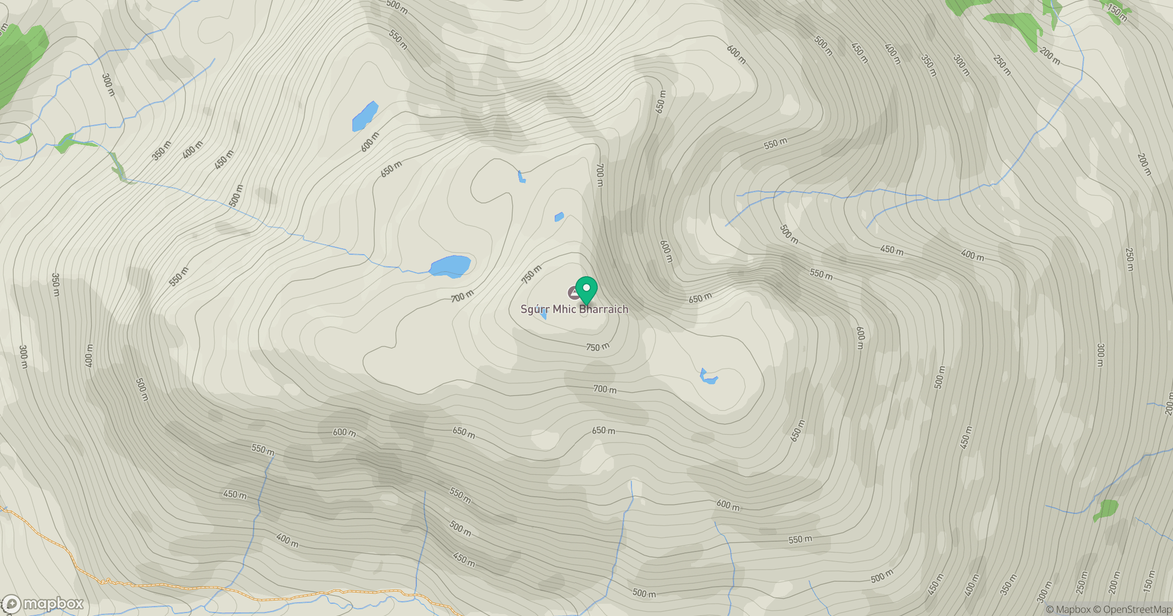 Sgurr Mhic Bharraich location map