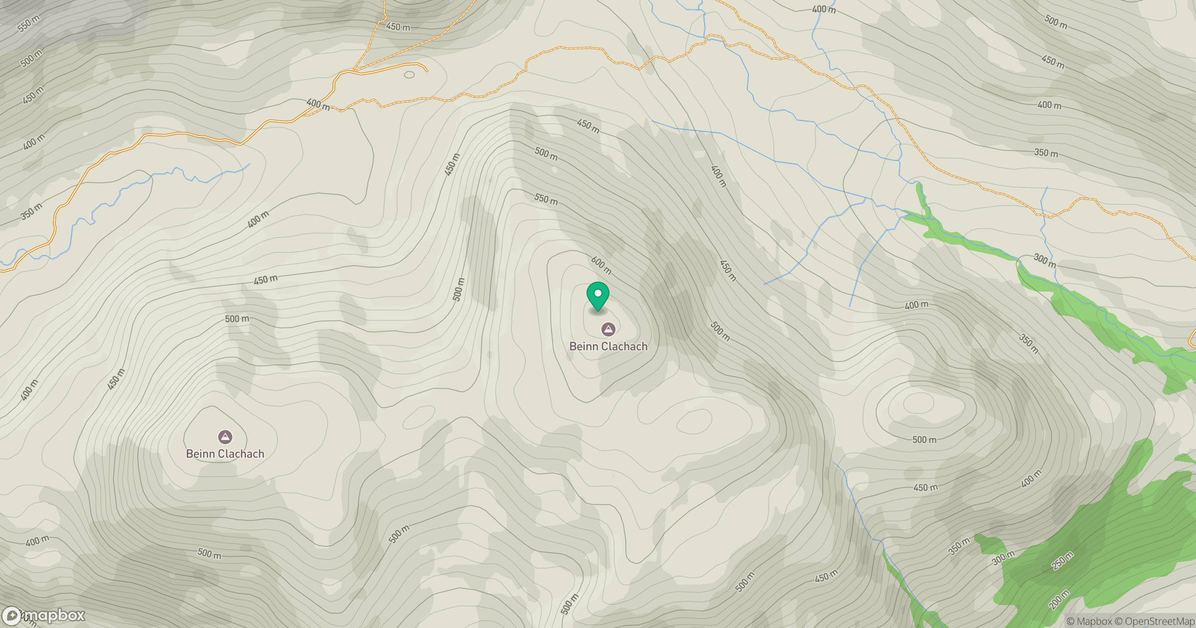 Beinn Clachach location map