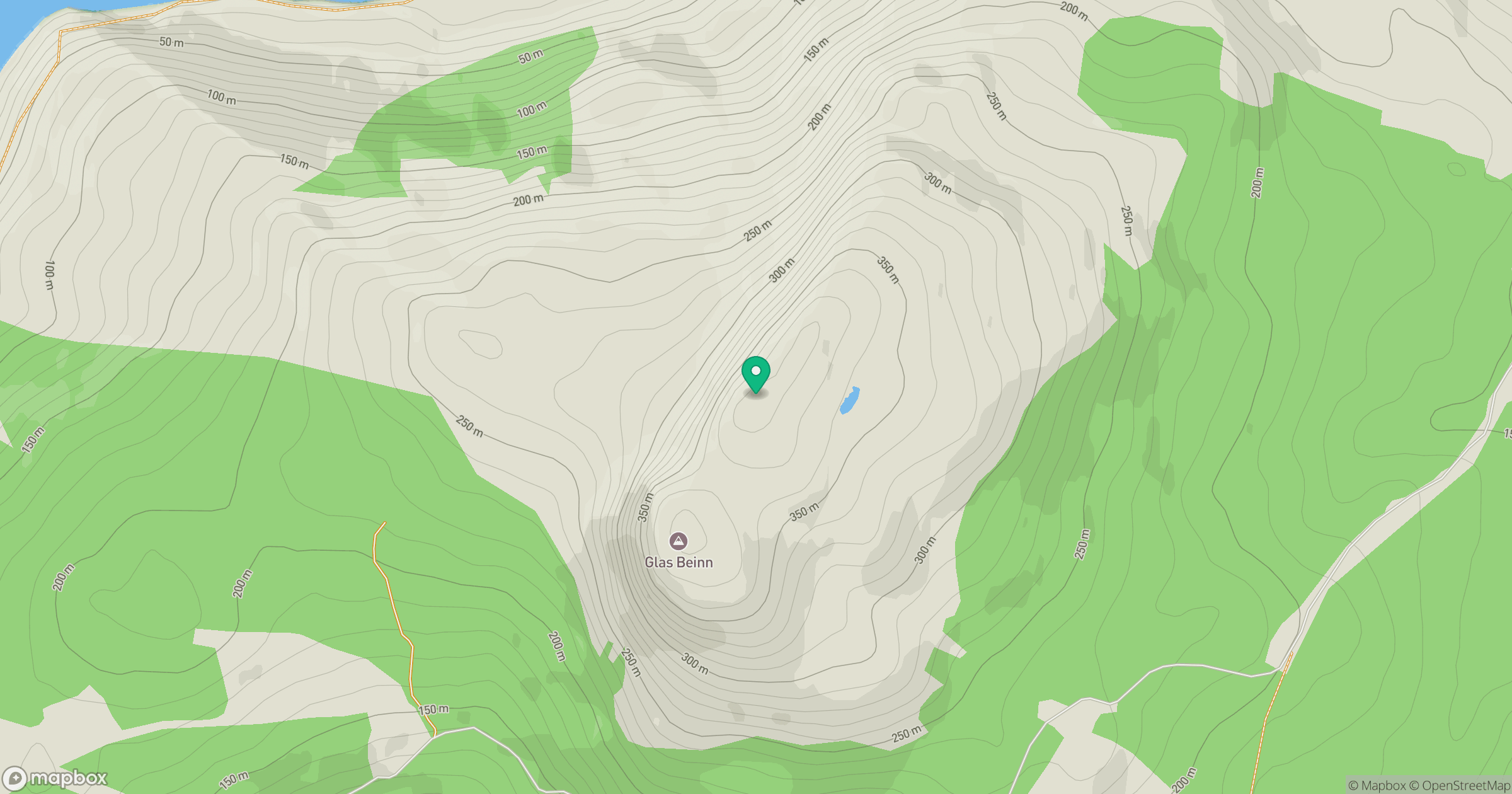 Glas Bheinn location map