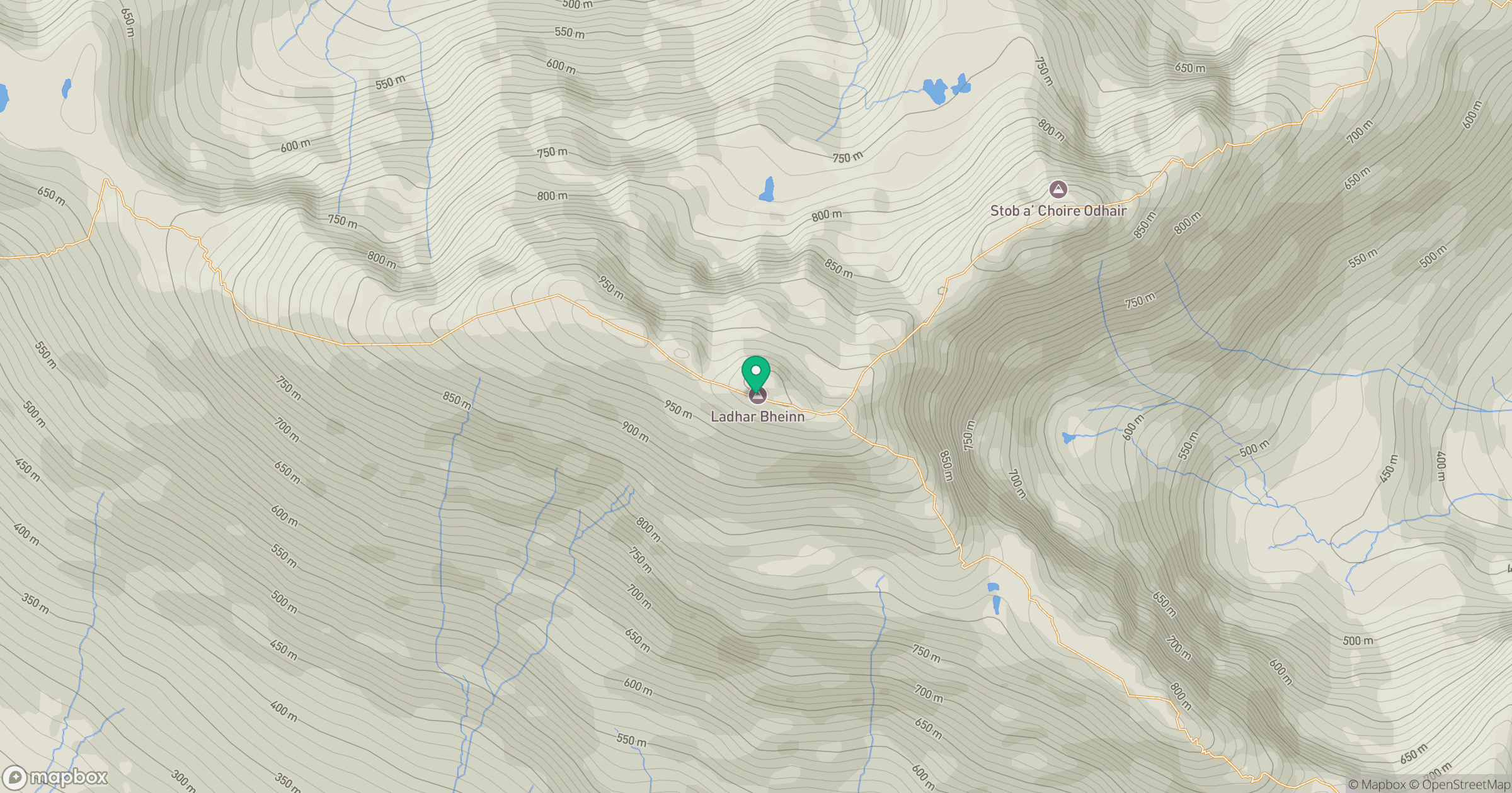 Ladhar Bheinn location map