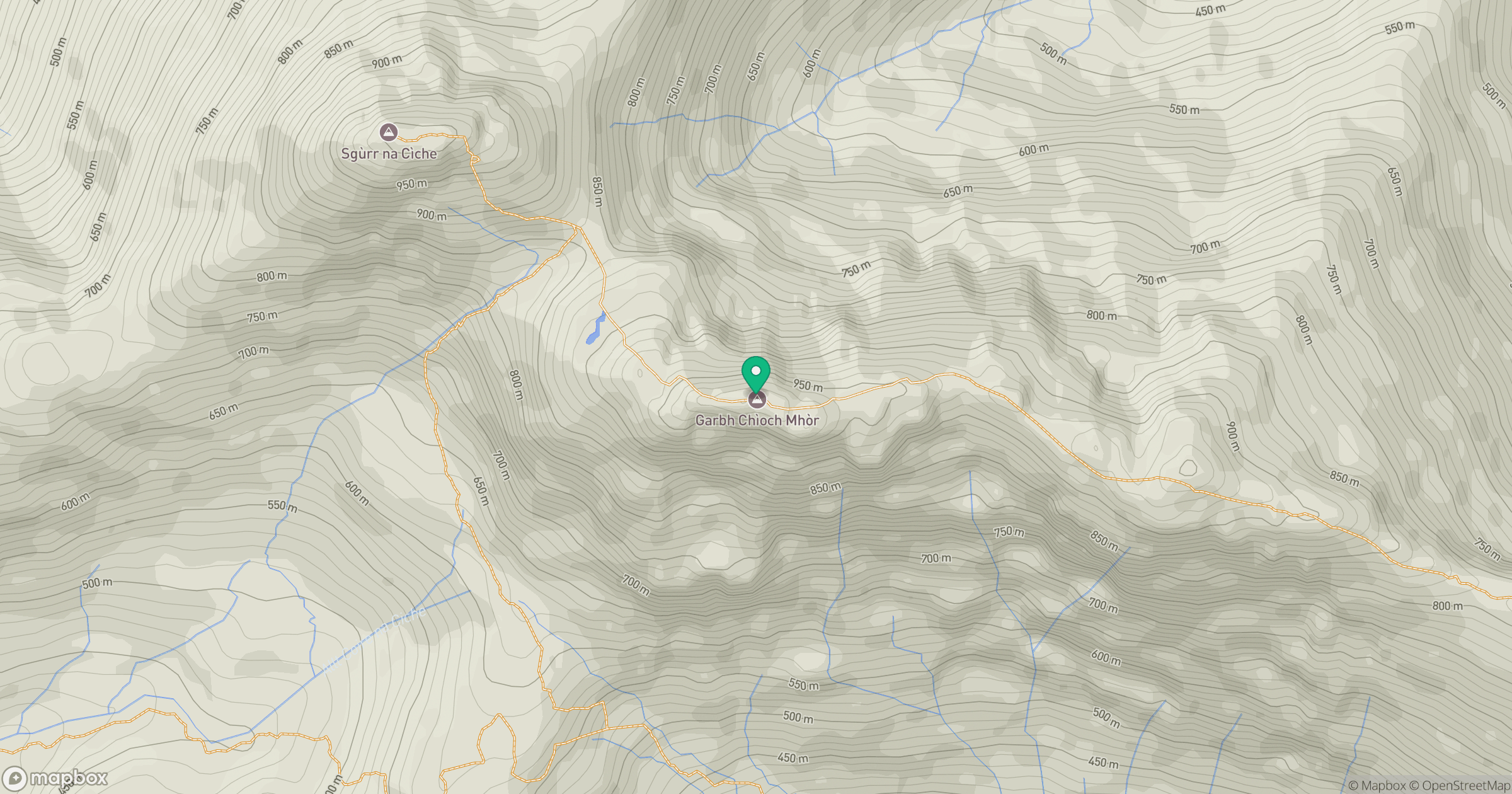 Garbh Chioch Mhor location map