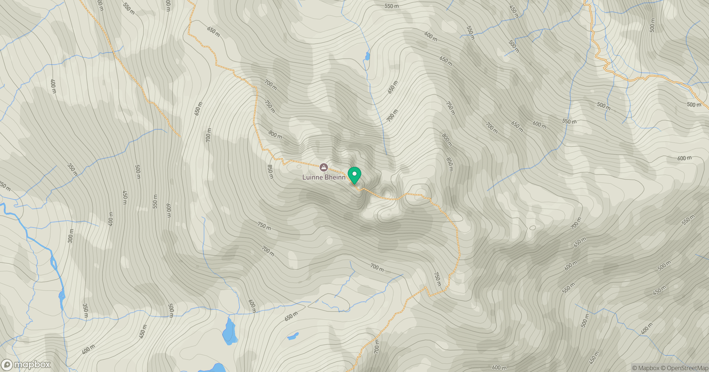 Luinne Bheinn location map
