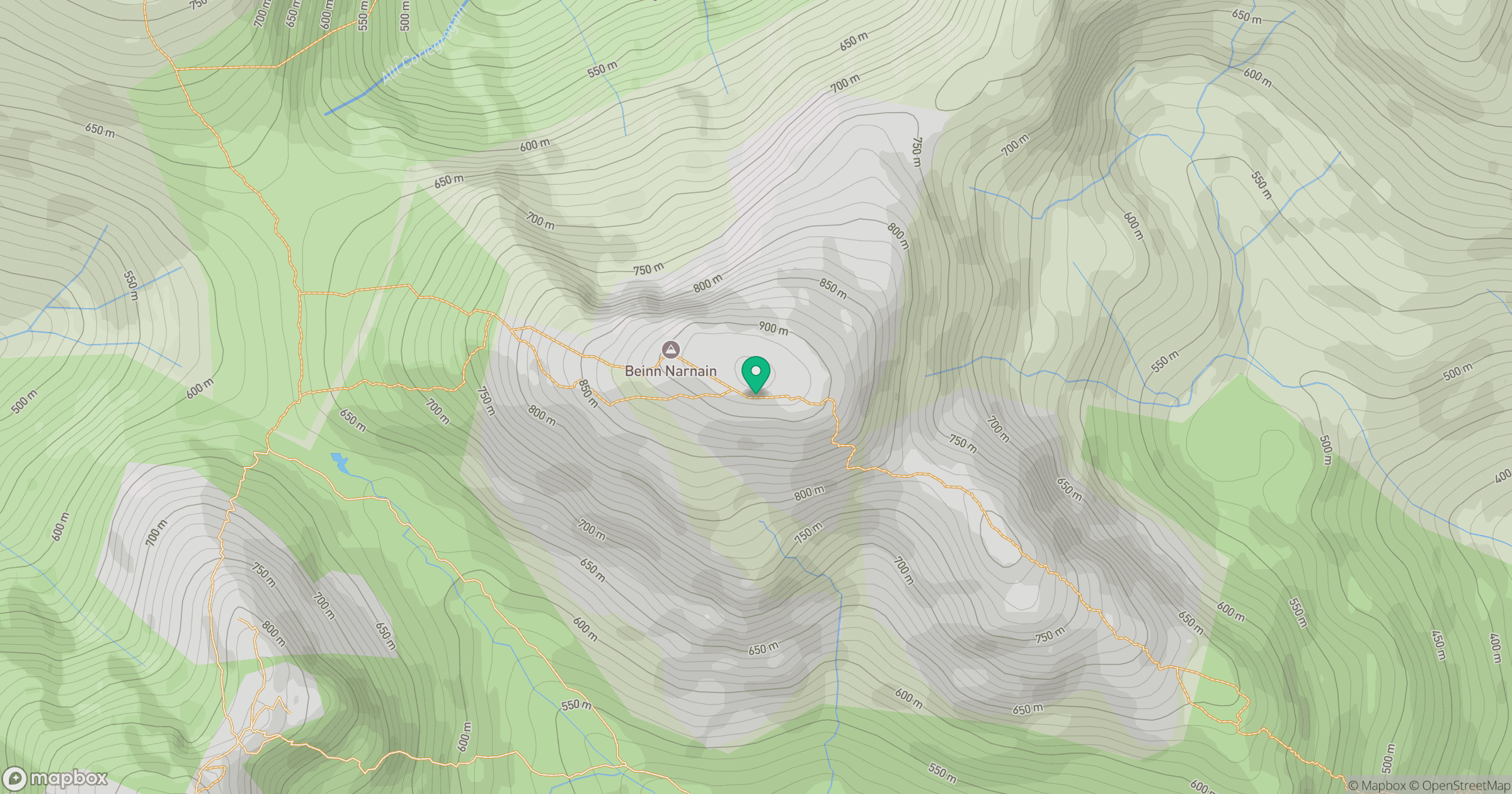 Beinn Narnain location map