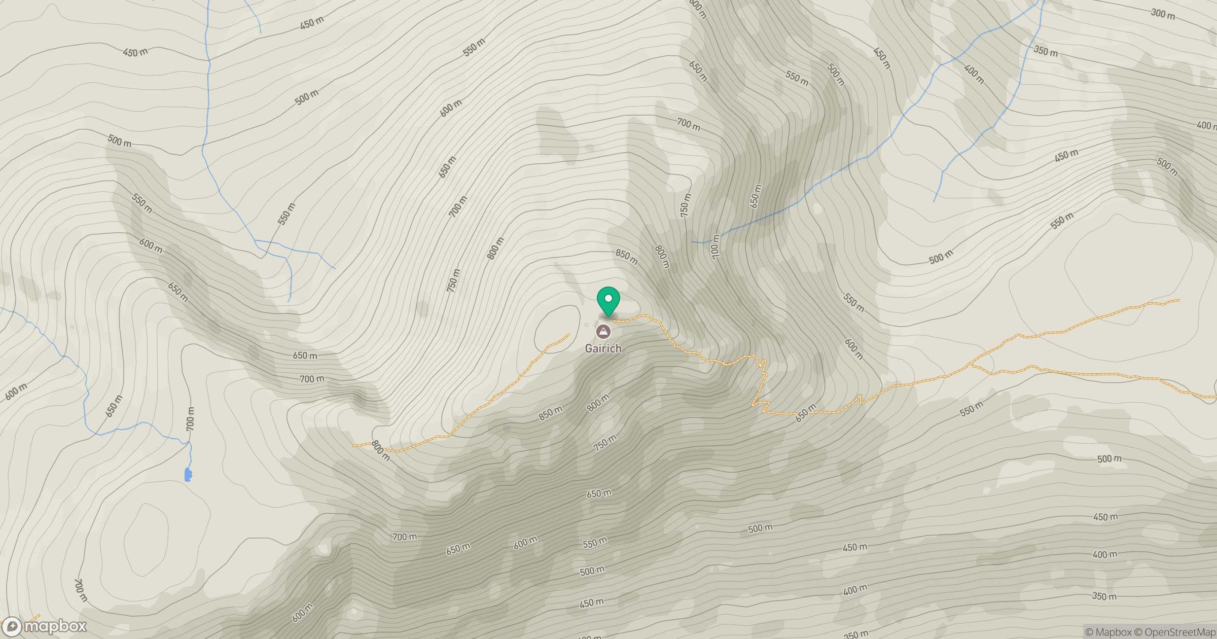 Gairich location map