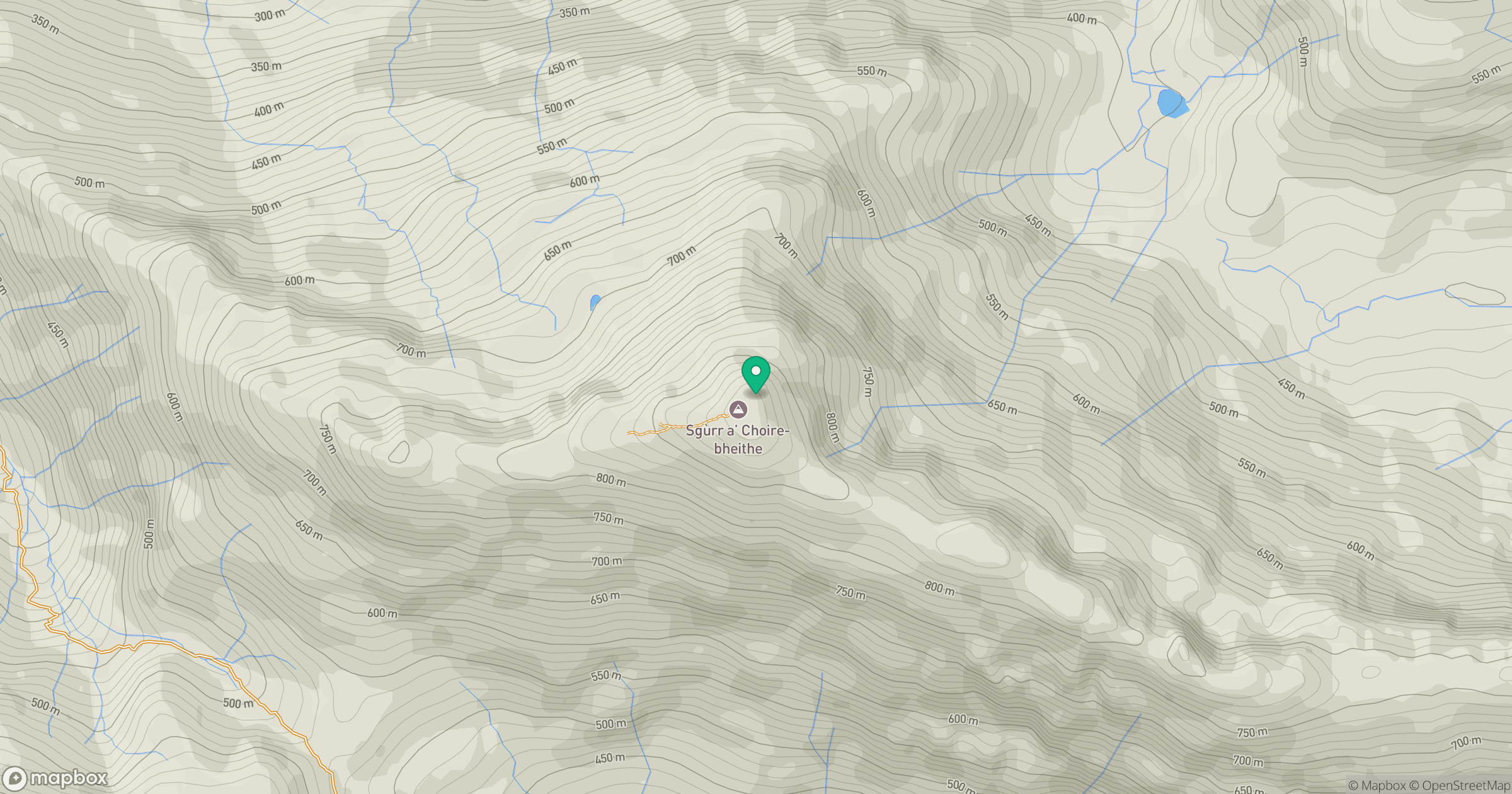Sgurr a' Choire-bheithe location map