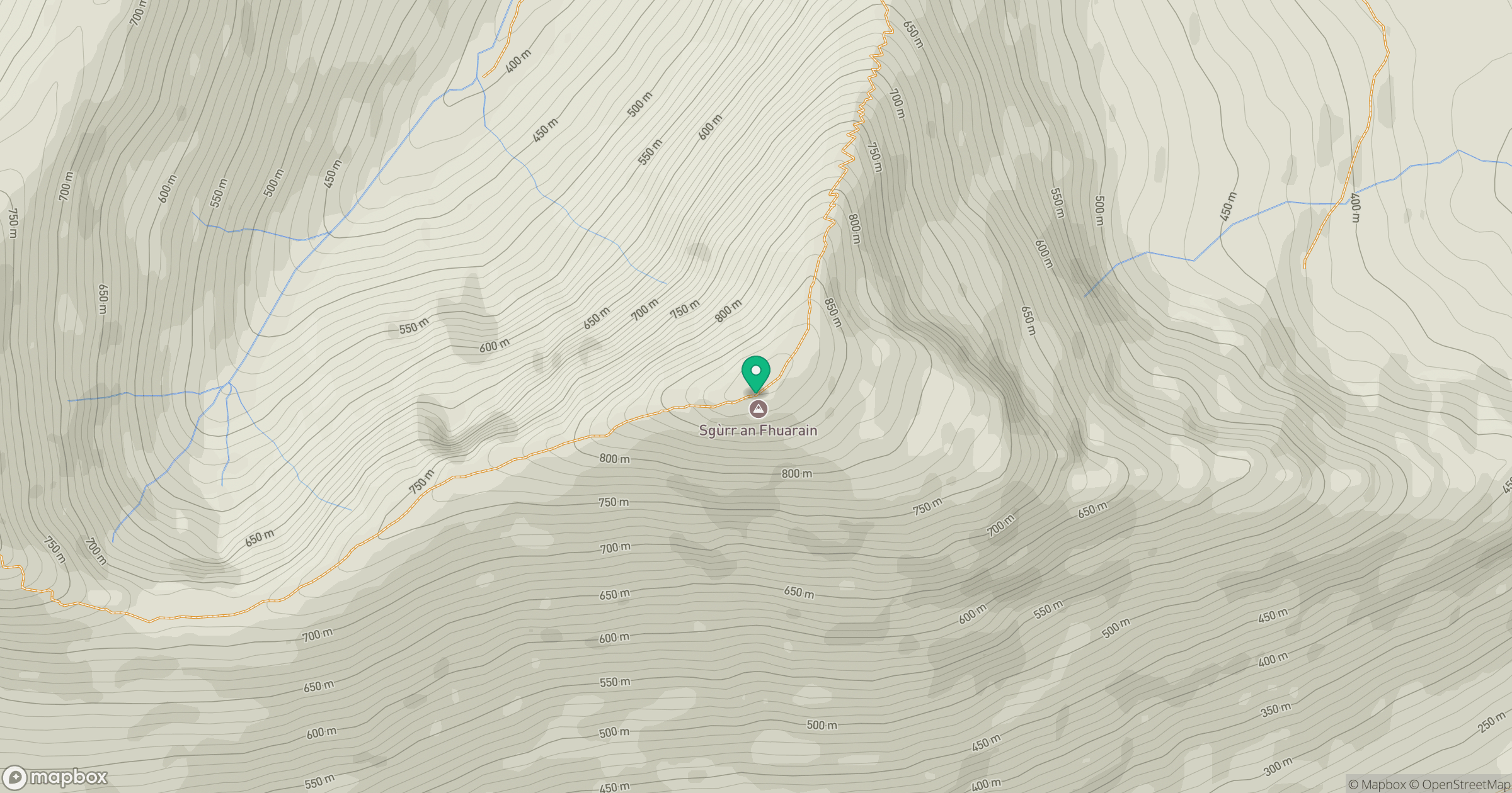 Sgurr an Fhuarain location map