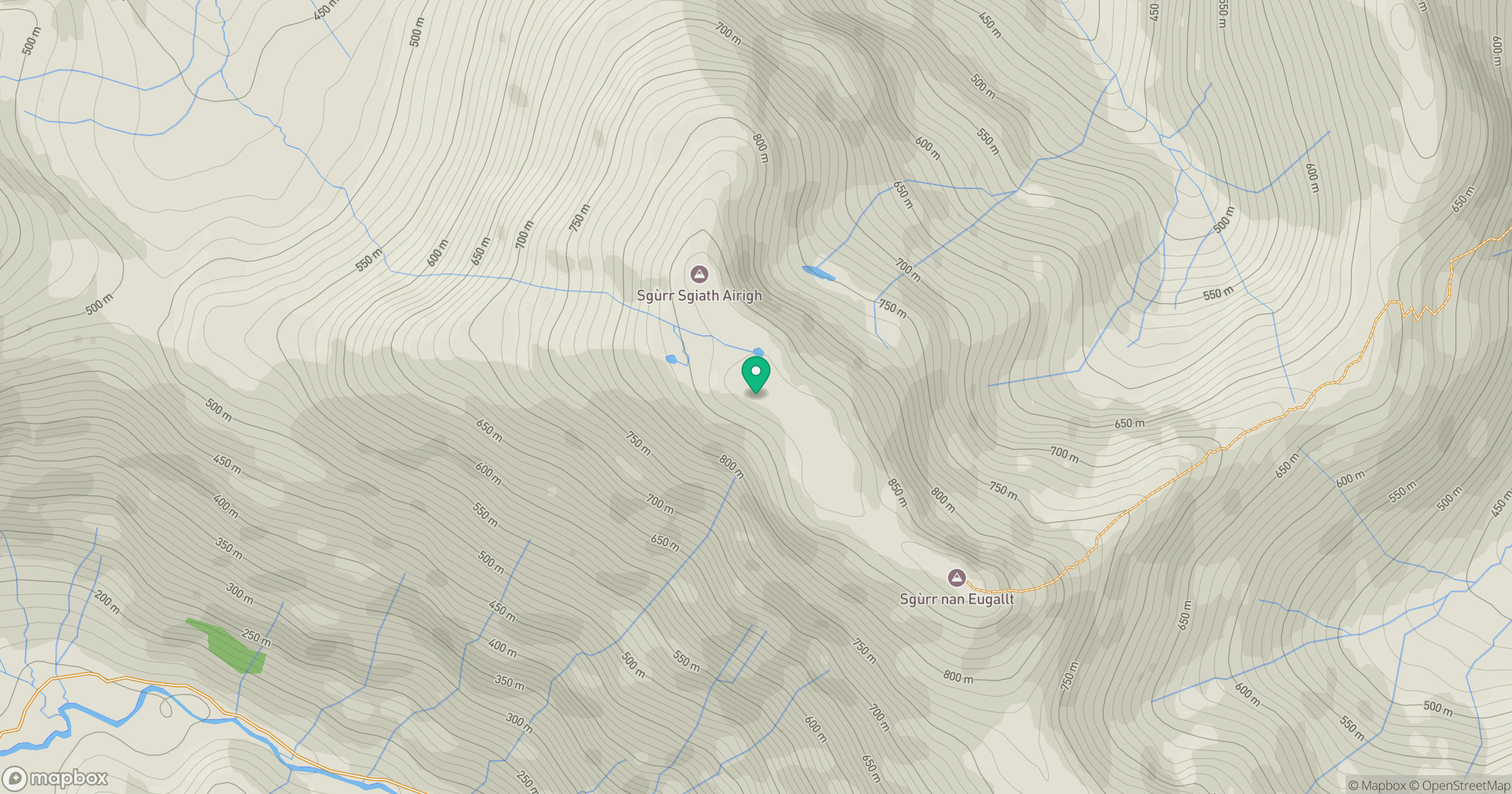 Sgurr nan Eugallt location map