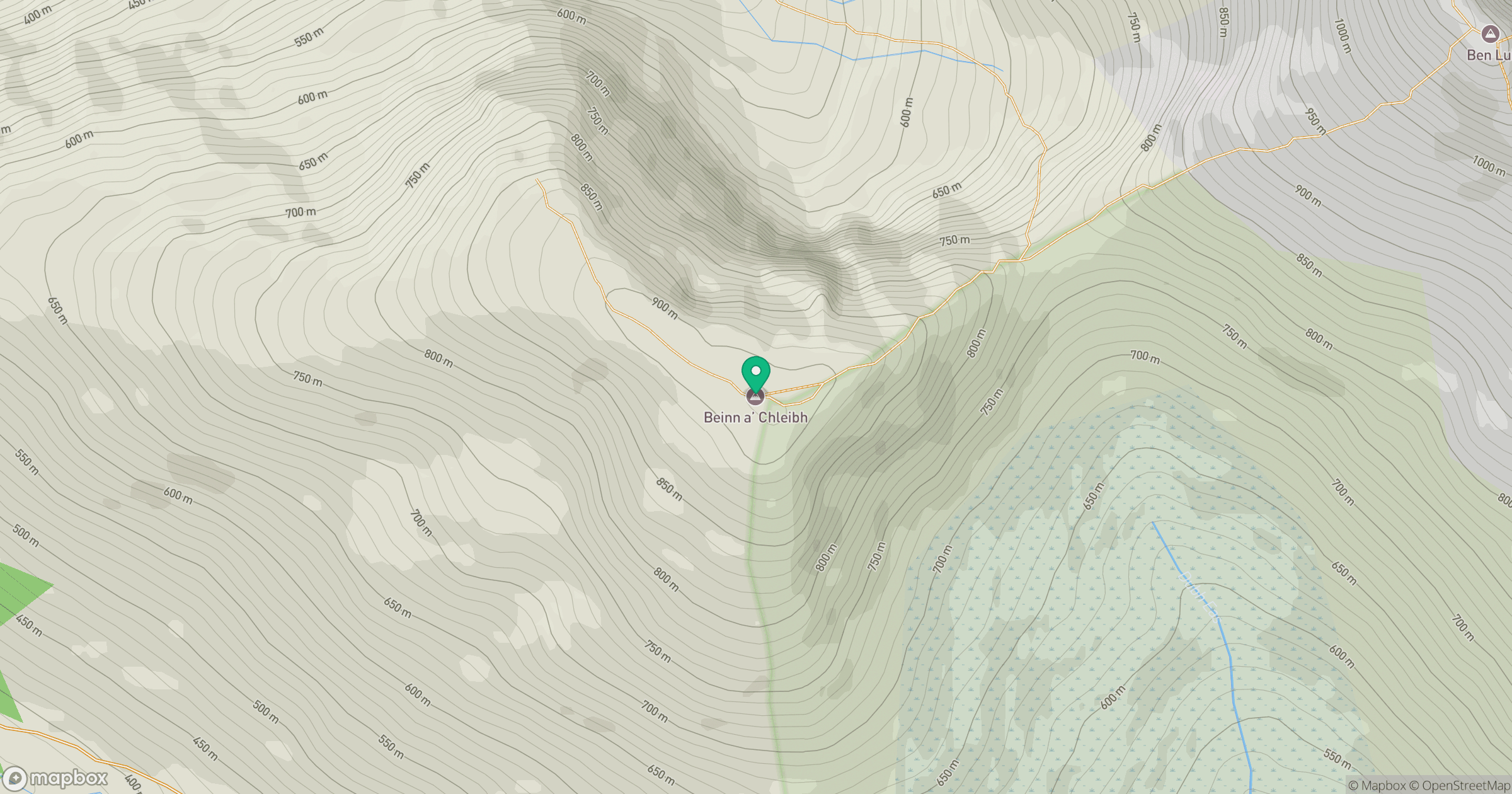 Beinn a' Chleibh location map
