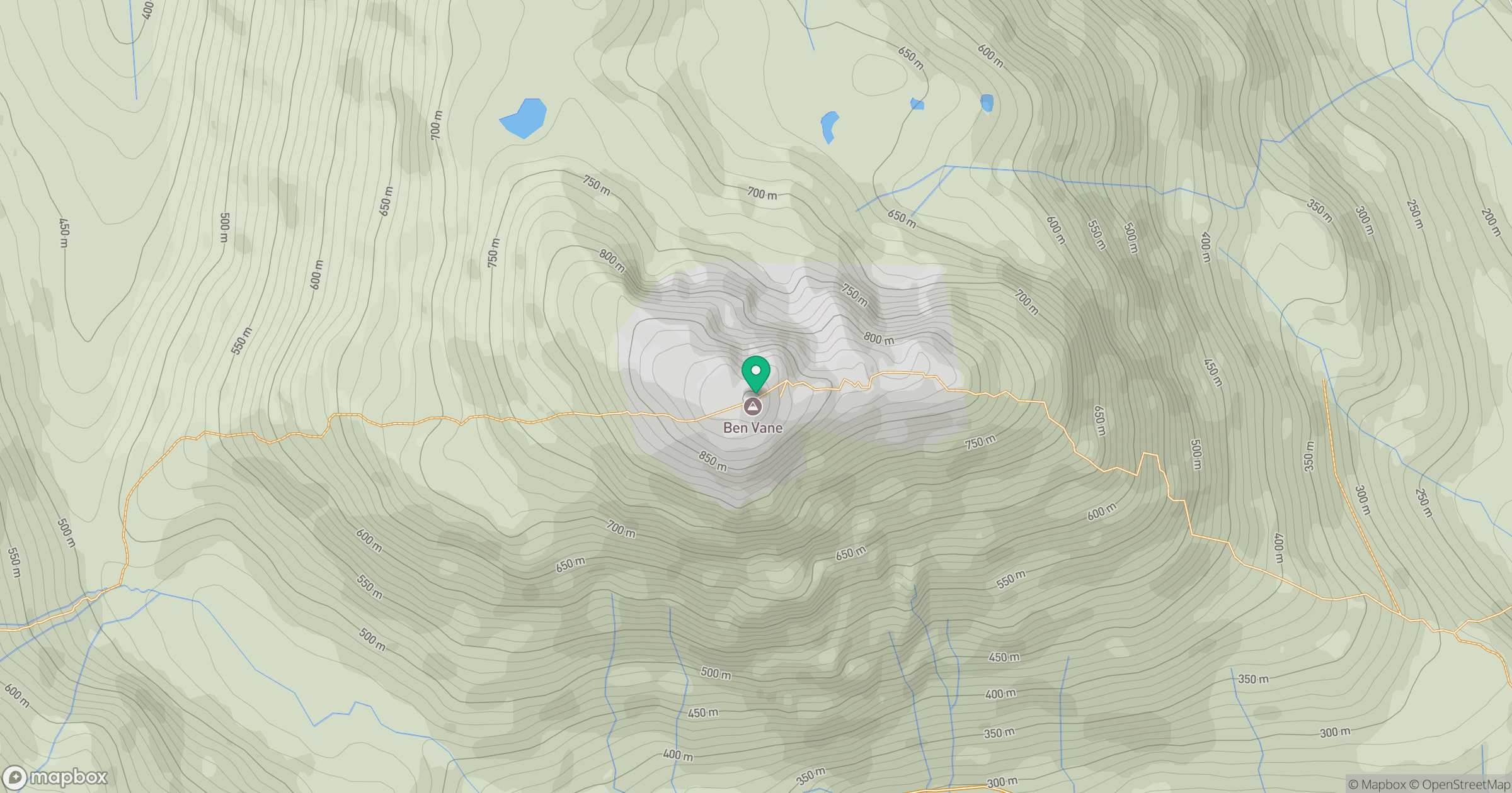 Ben Vane location map