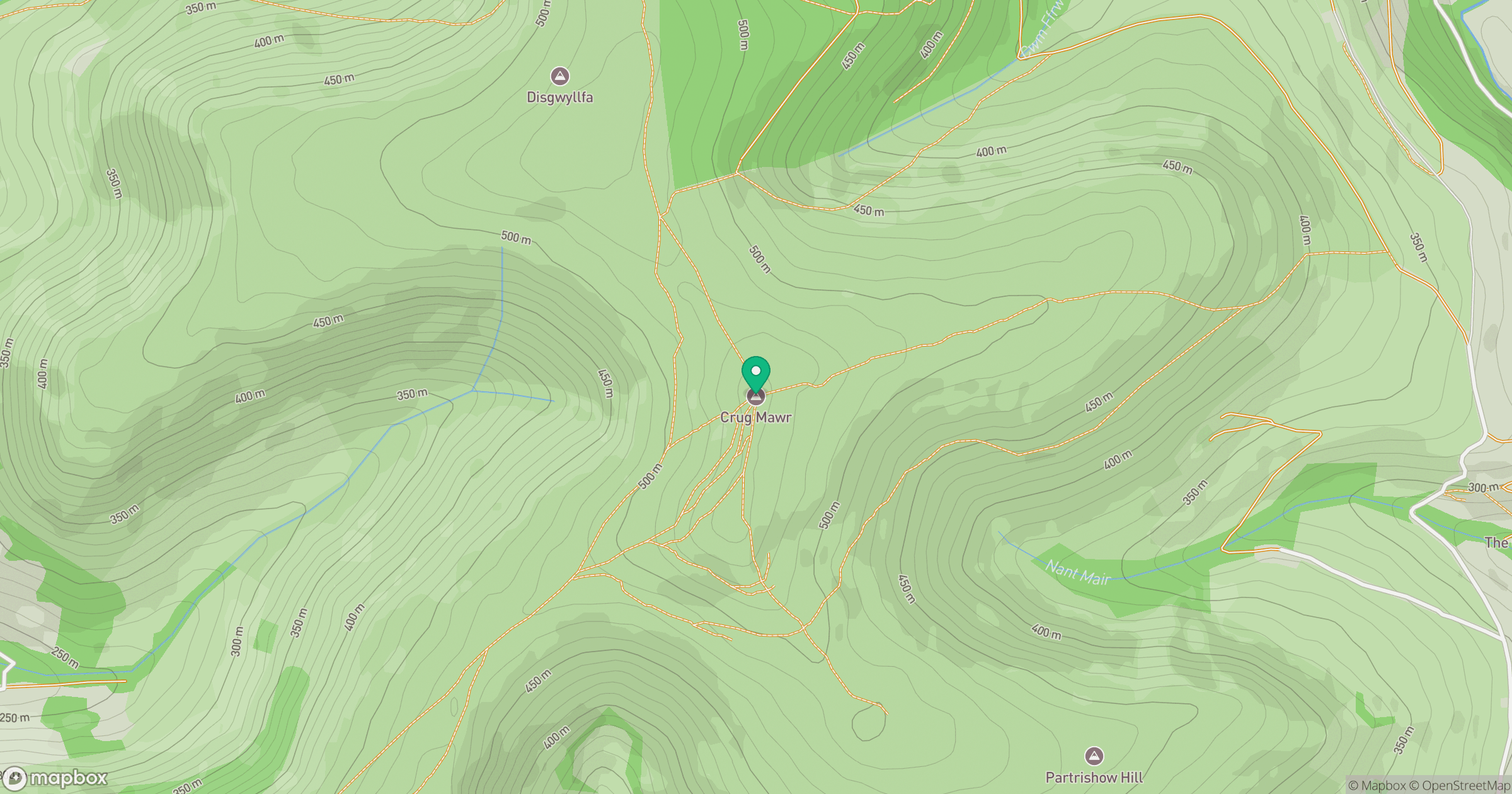 Crug Mawr location map