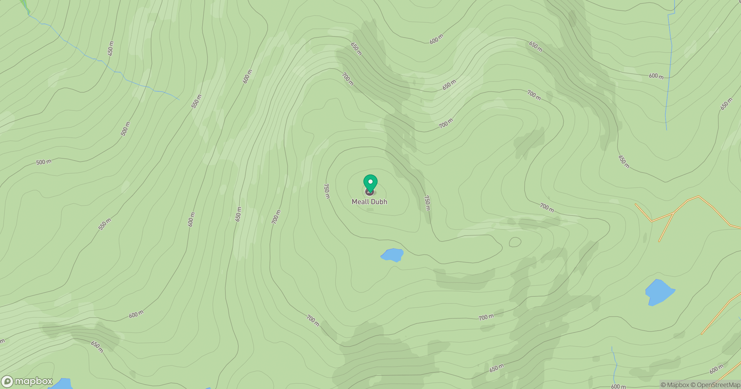 Meall Dubh location map